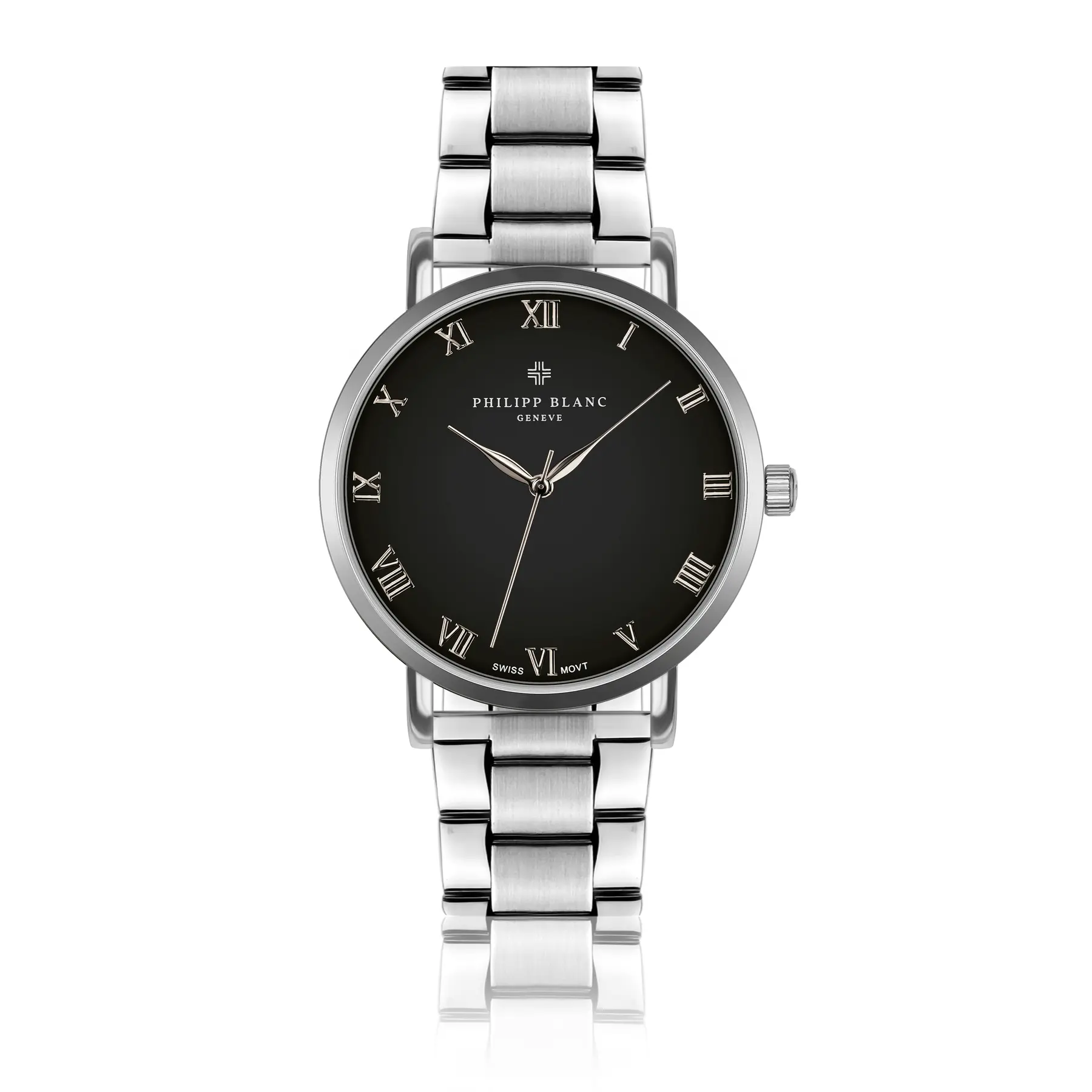 Orologio d'argento Philipp Blanc Bern