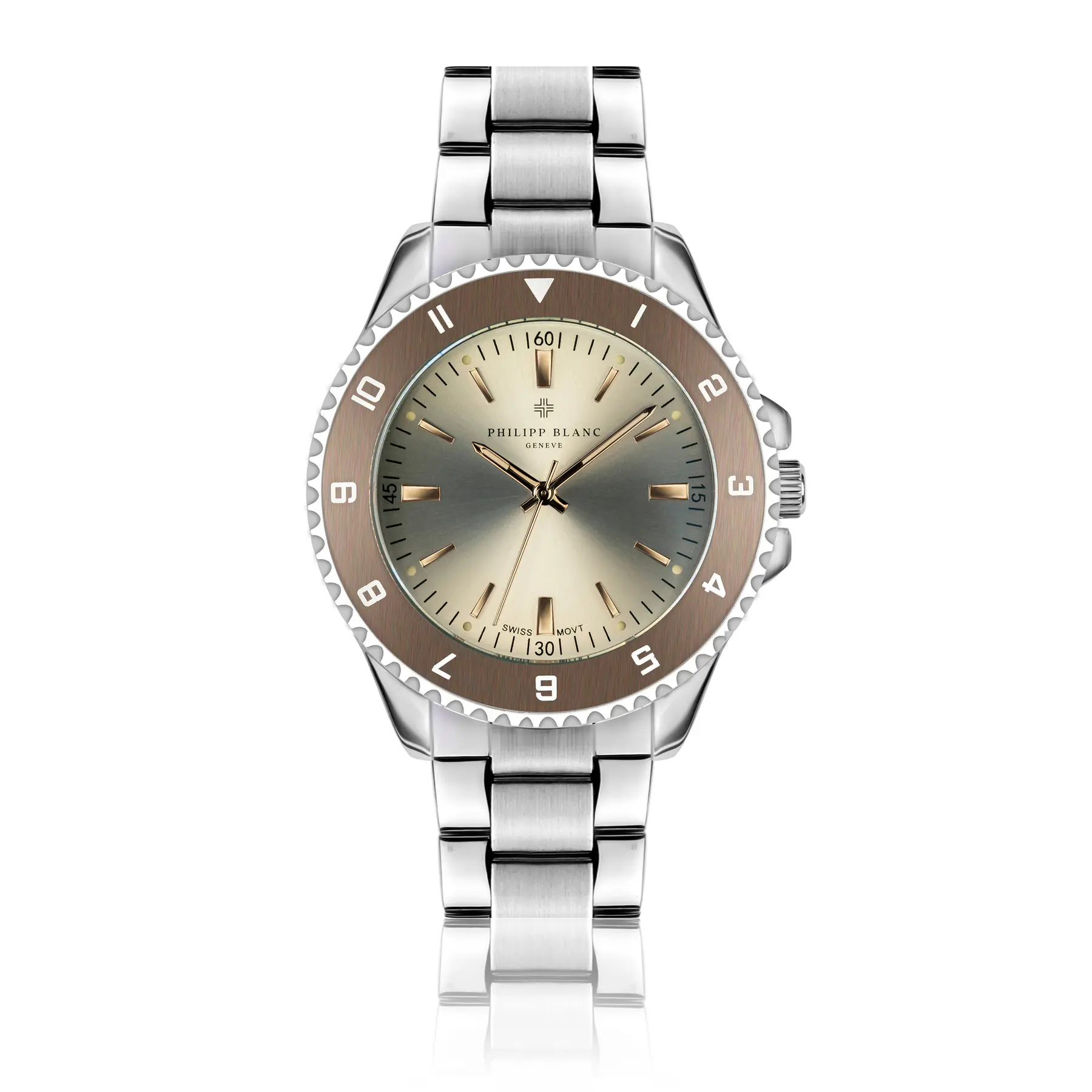 Montre argent Philipp Blanc Avenches