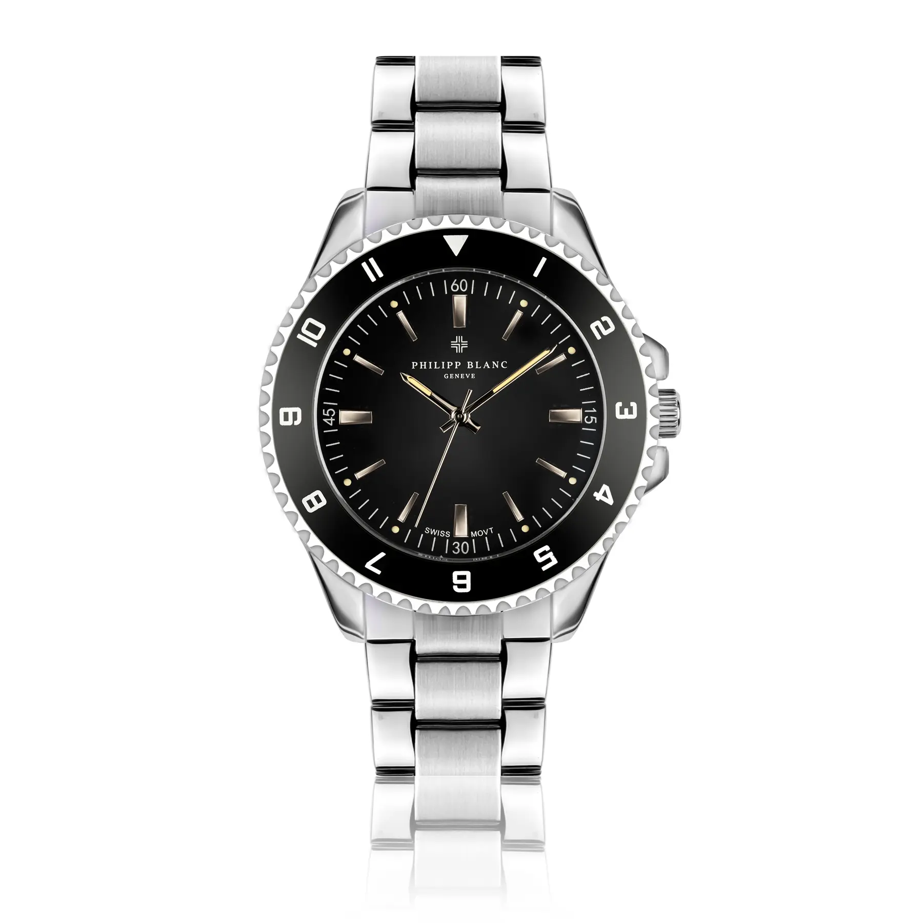 Montre argent Philipp Blanc Avenches