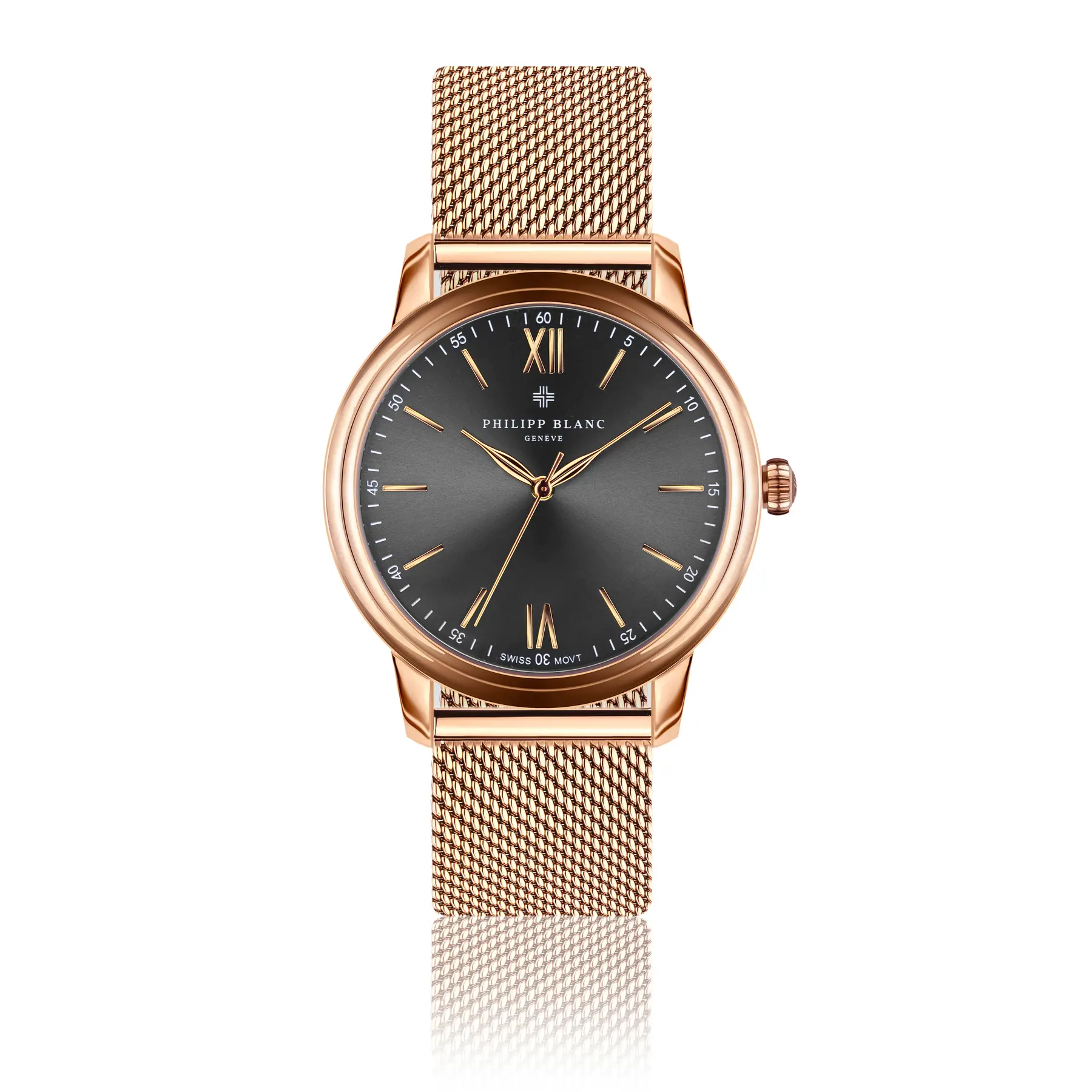 Montre mesh Philipp Blanc Geneva
