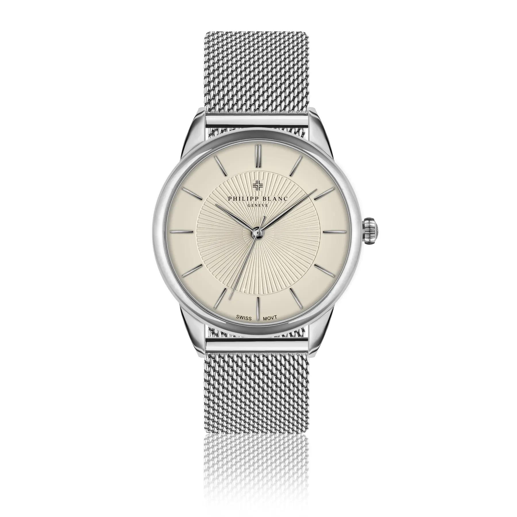 Mesh-Uhr Philipp Blanc Silver