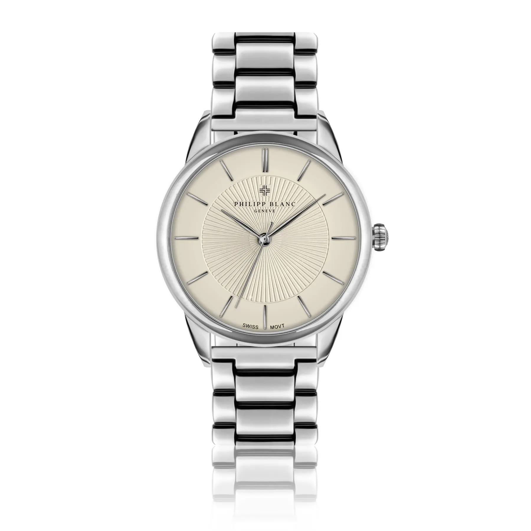 Silver watch Philipp Blanc Silver