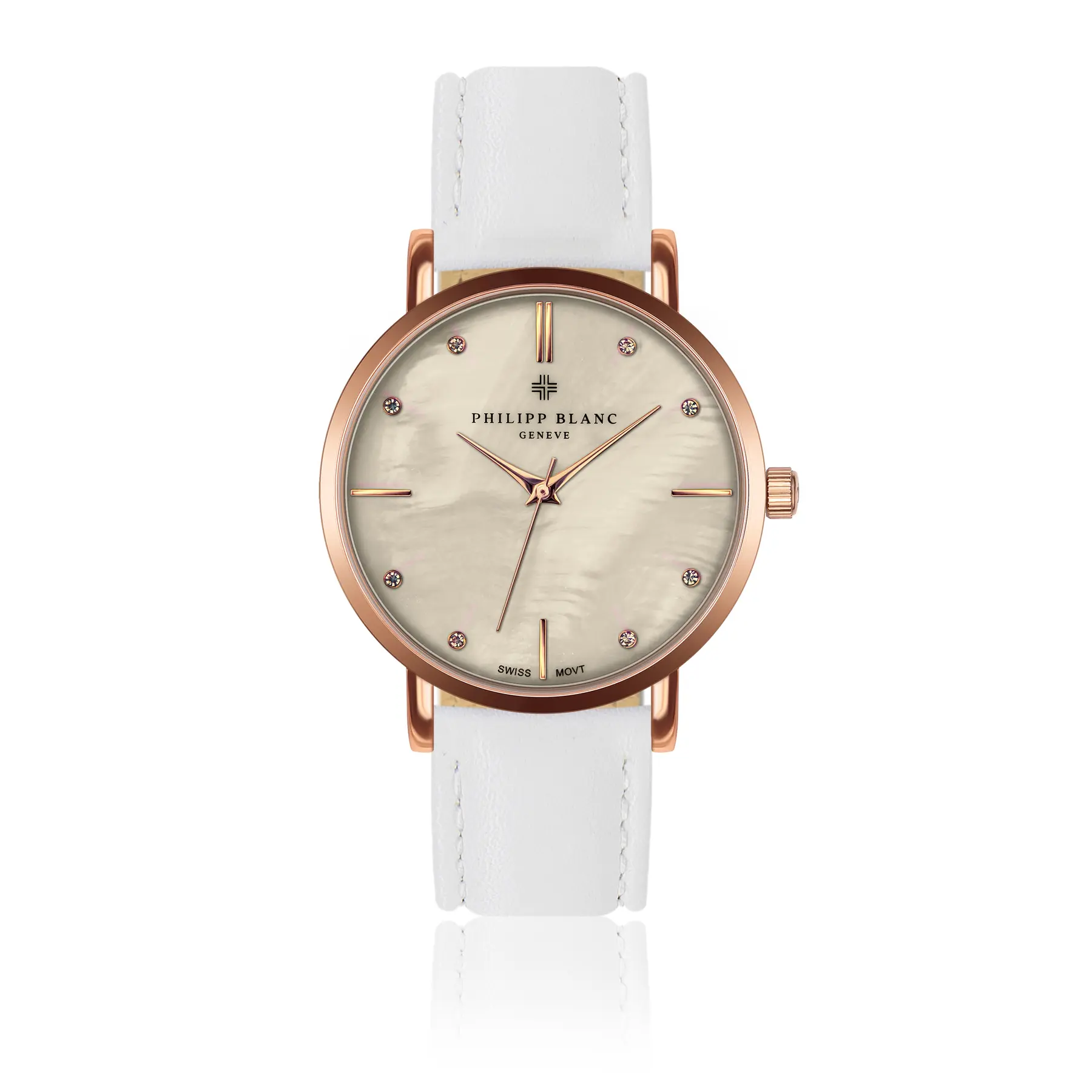 Orologio in pelle Philipp Blanc Lausanne