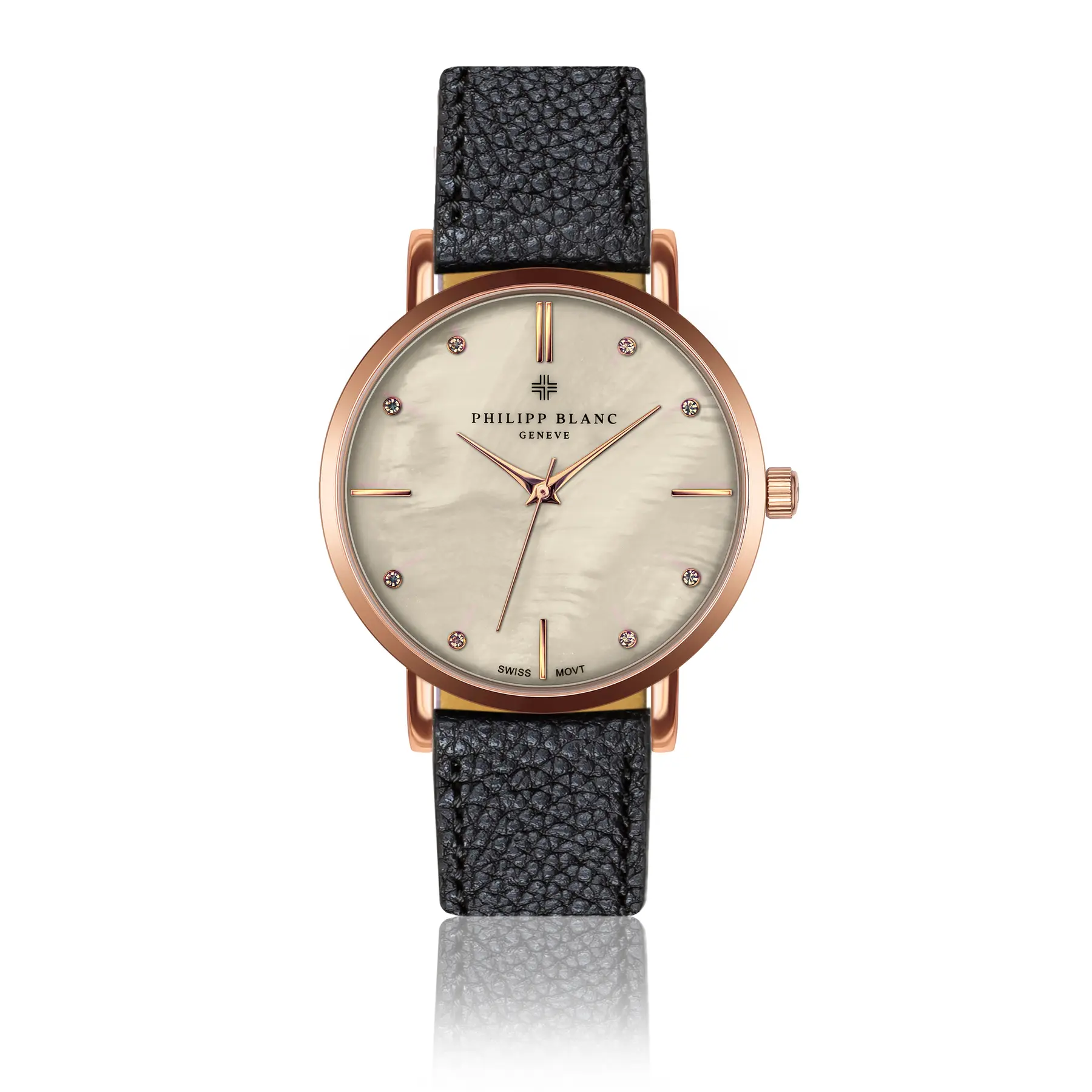 Orologio in pelle Philipp Blanc Lausanne