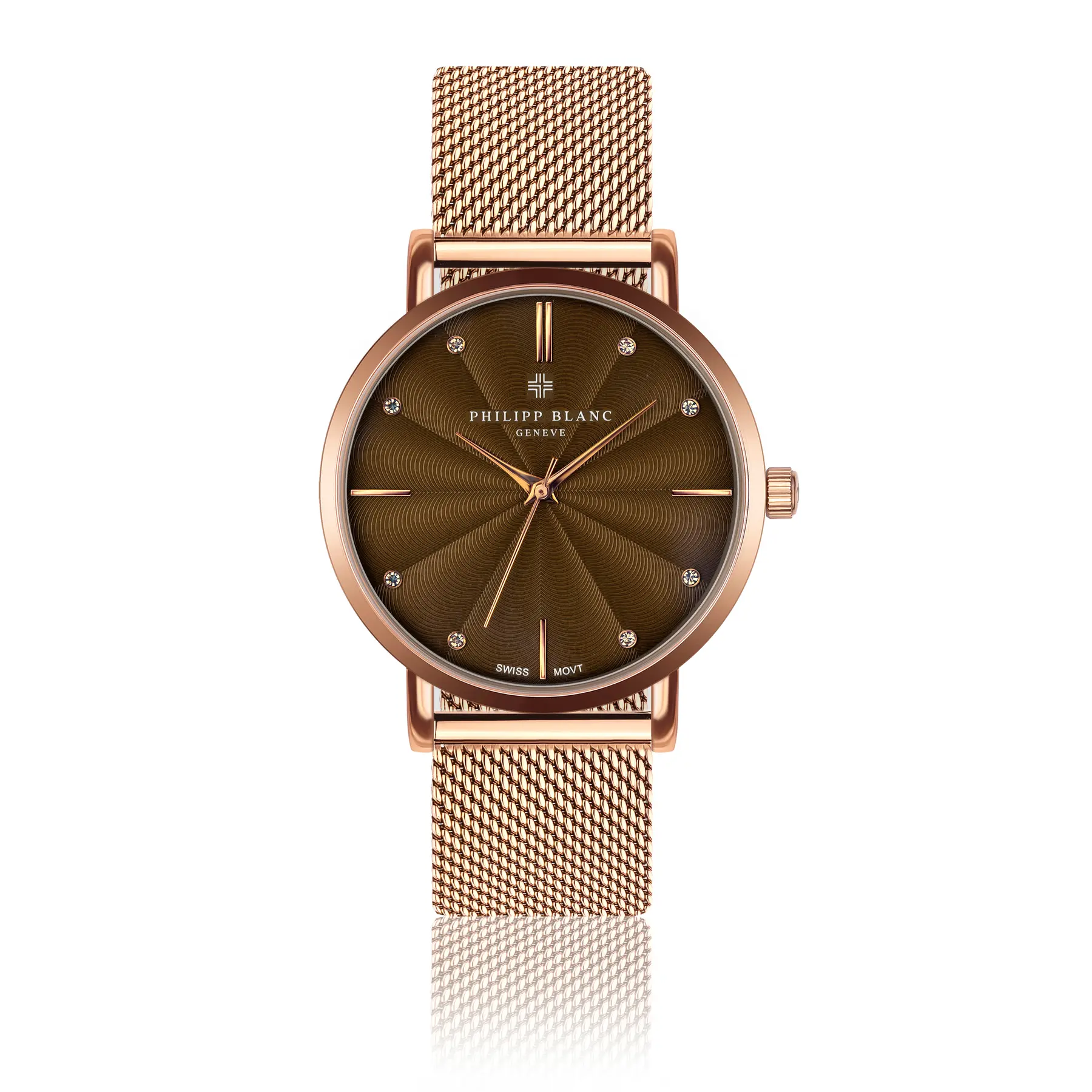 Silberne Uhr Philipp Blanc Lucerne