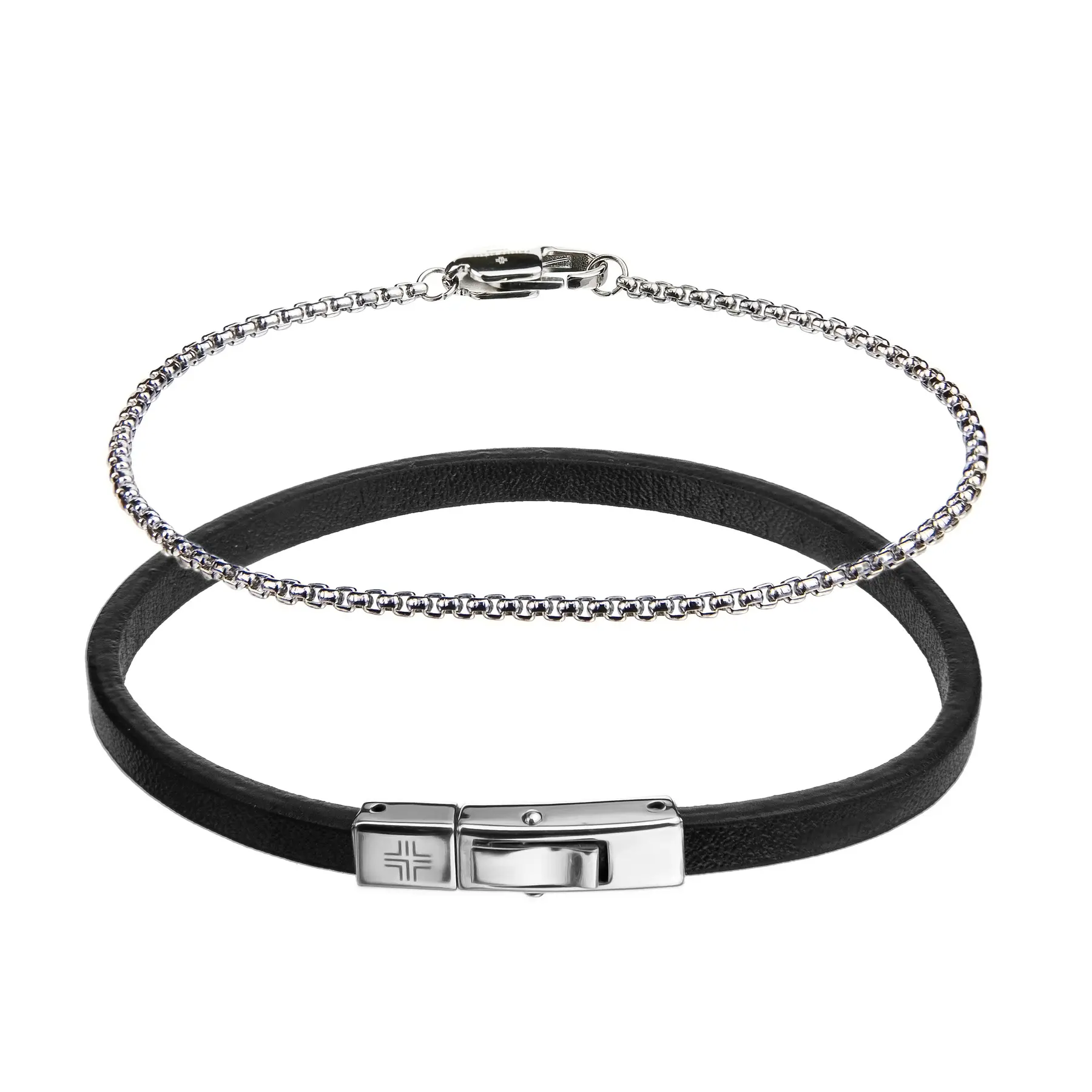 Set di 2 braccialetti Philipp Blanc Gift
