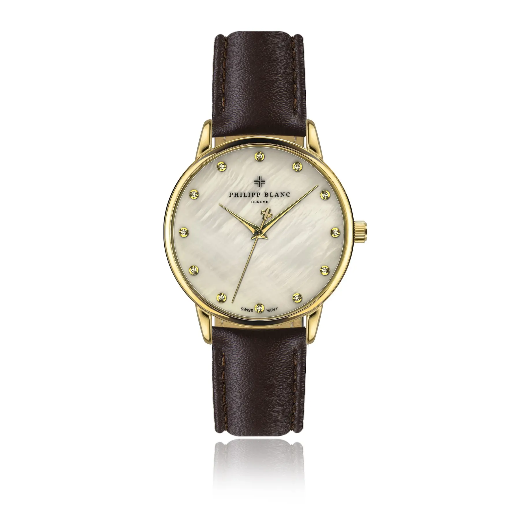 Lederuhr Damen Philipp Blanc Jona