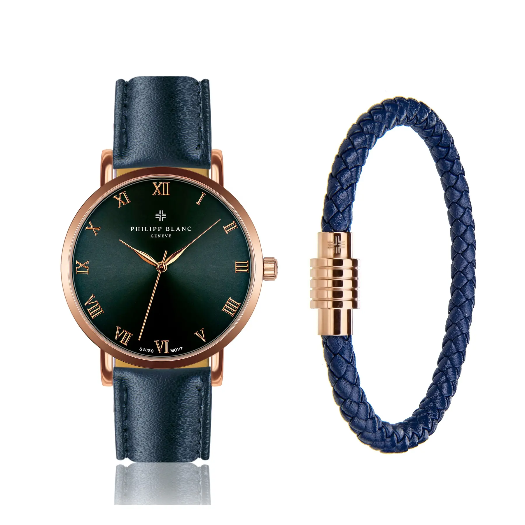 Uhr und Lederarmband Philipp Blanc Bern