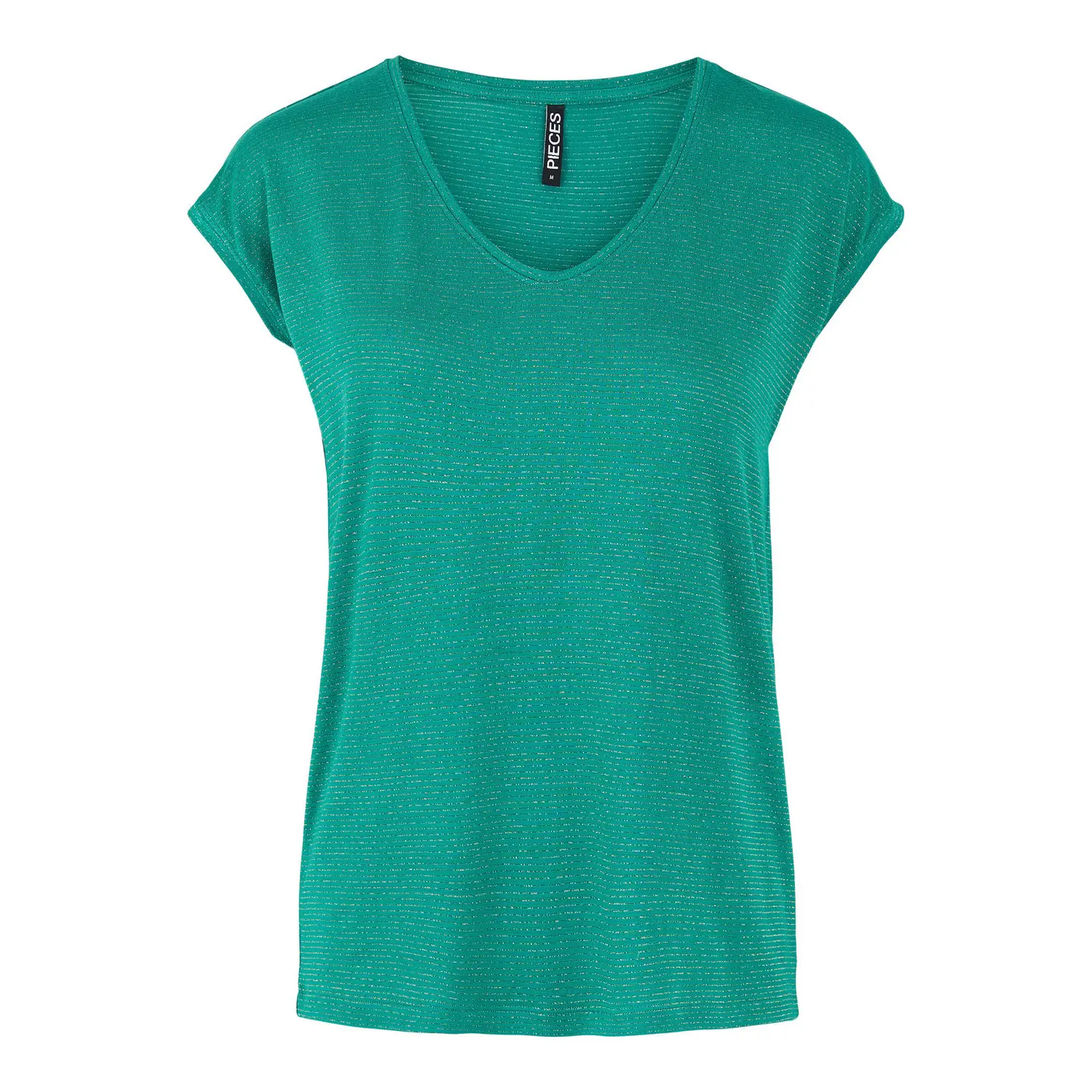 T-Shirt für Damen Pieces  Billo Lurex