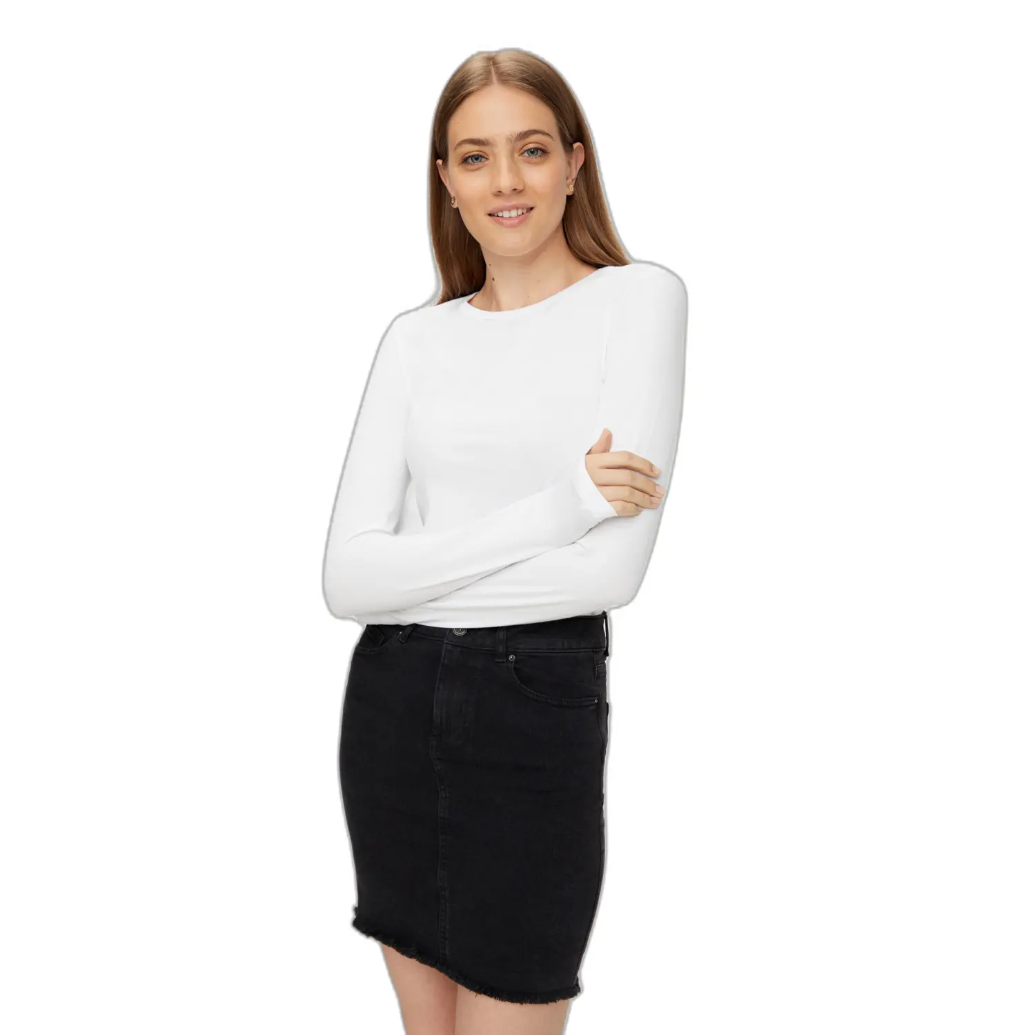 Maglietta donna a maniche lunghe Pieces Sirene