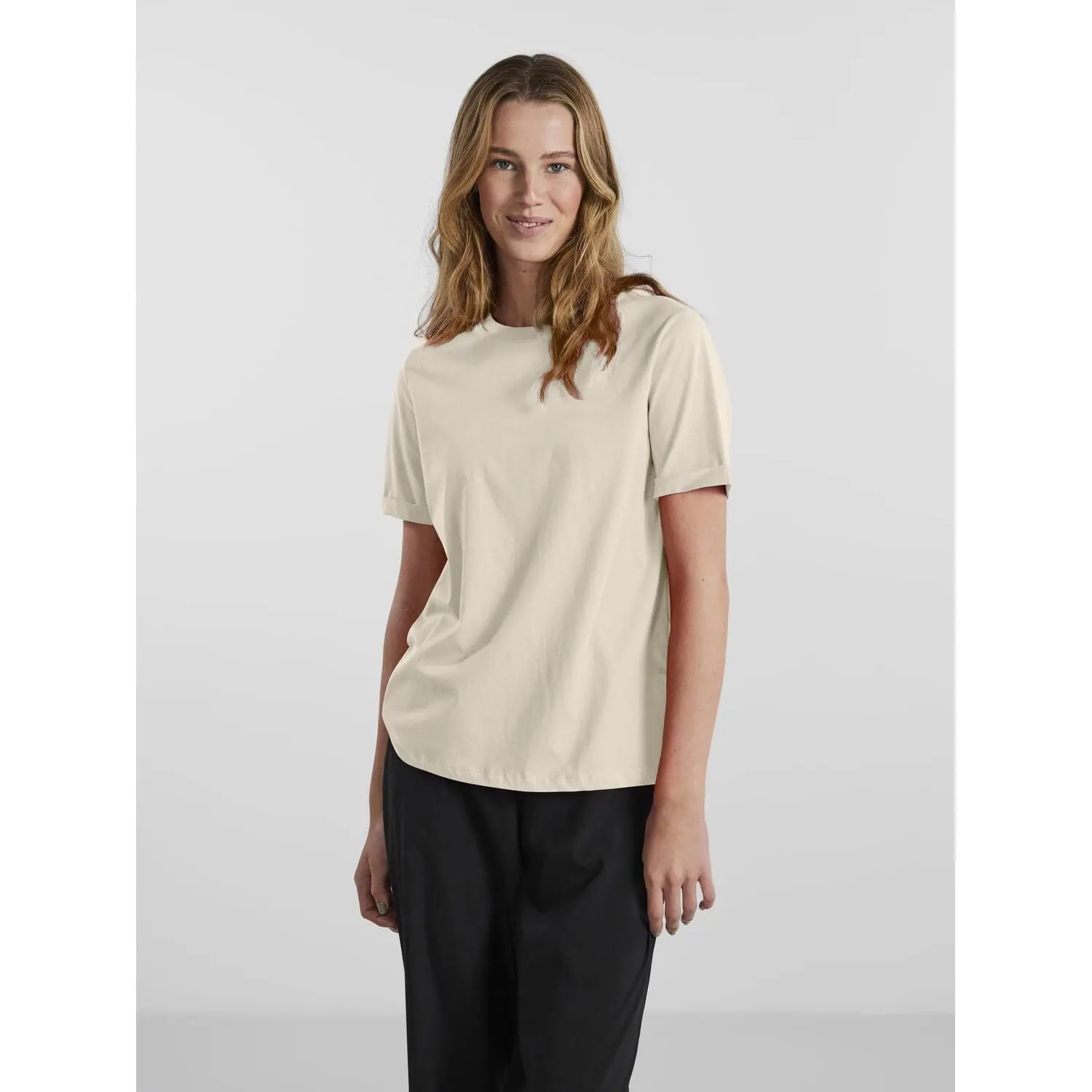 T-shirt da donna Pieces Ria Up Solid