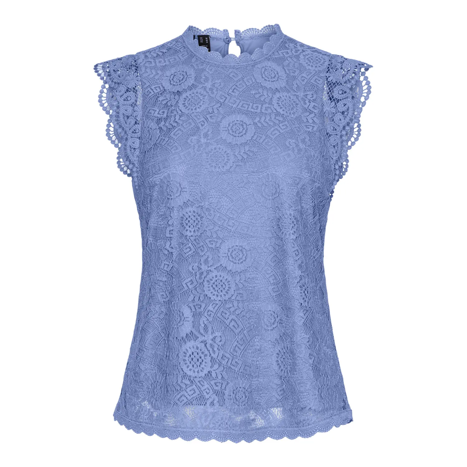 Tanktop aus Spitze, Langarm, Damen Pieces Olline