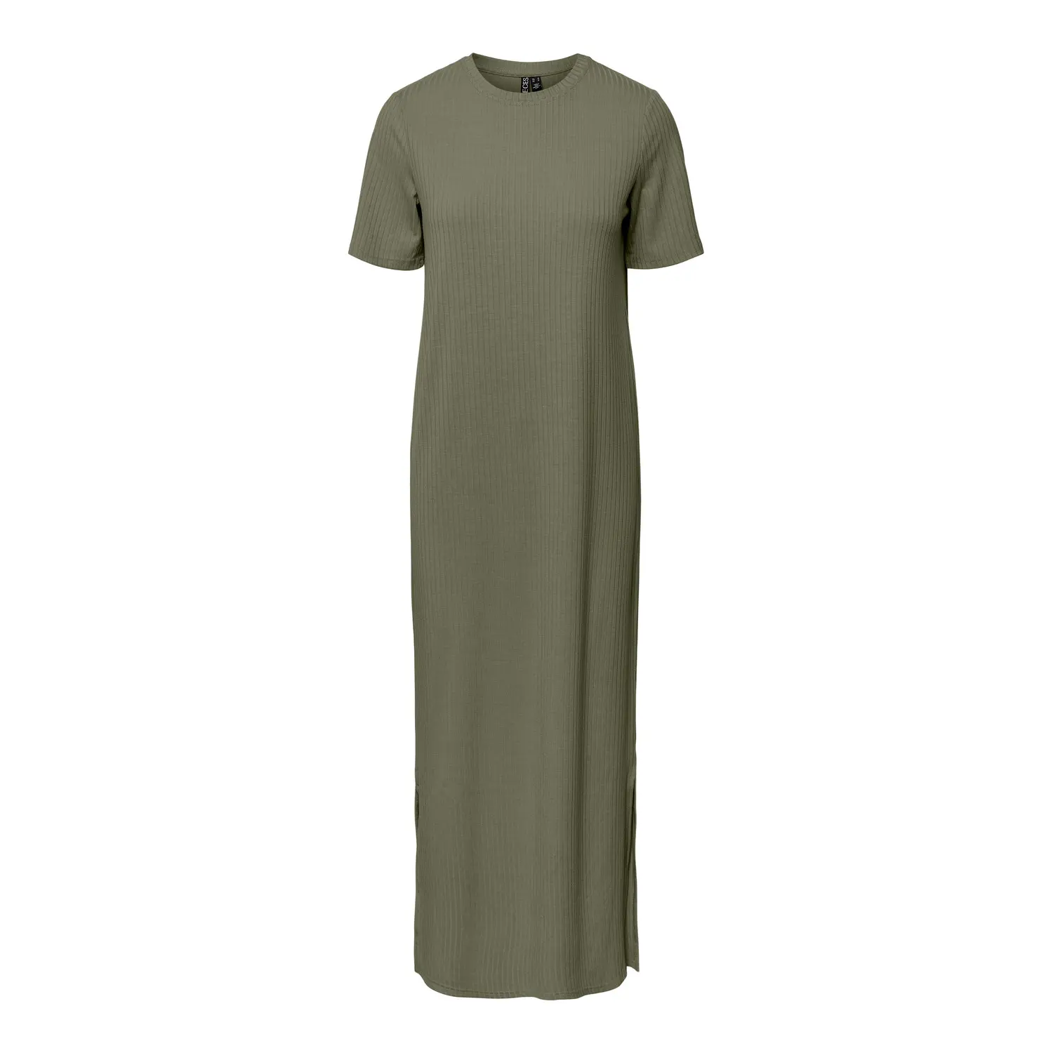 Knöchellanges Kleid mit O-Ausschnitt Frau Pieces Kylie