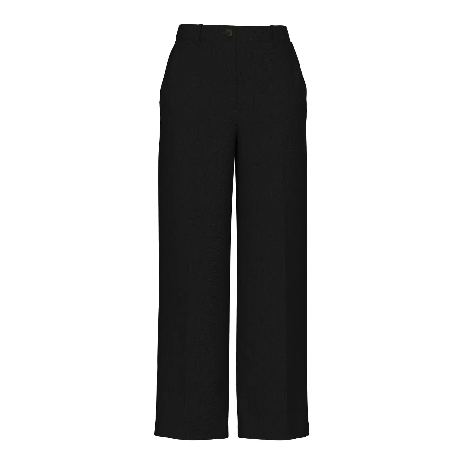 Hoch taillierte, weite Hose für Damen Pieces Kamil