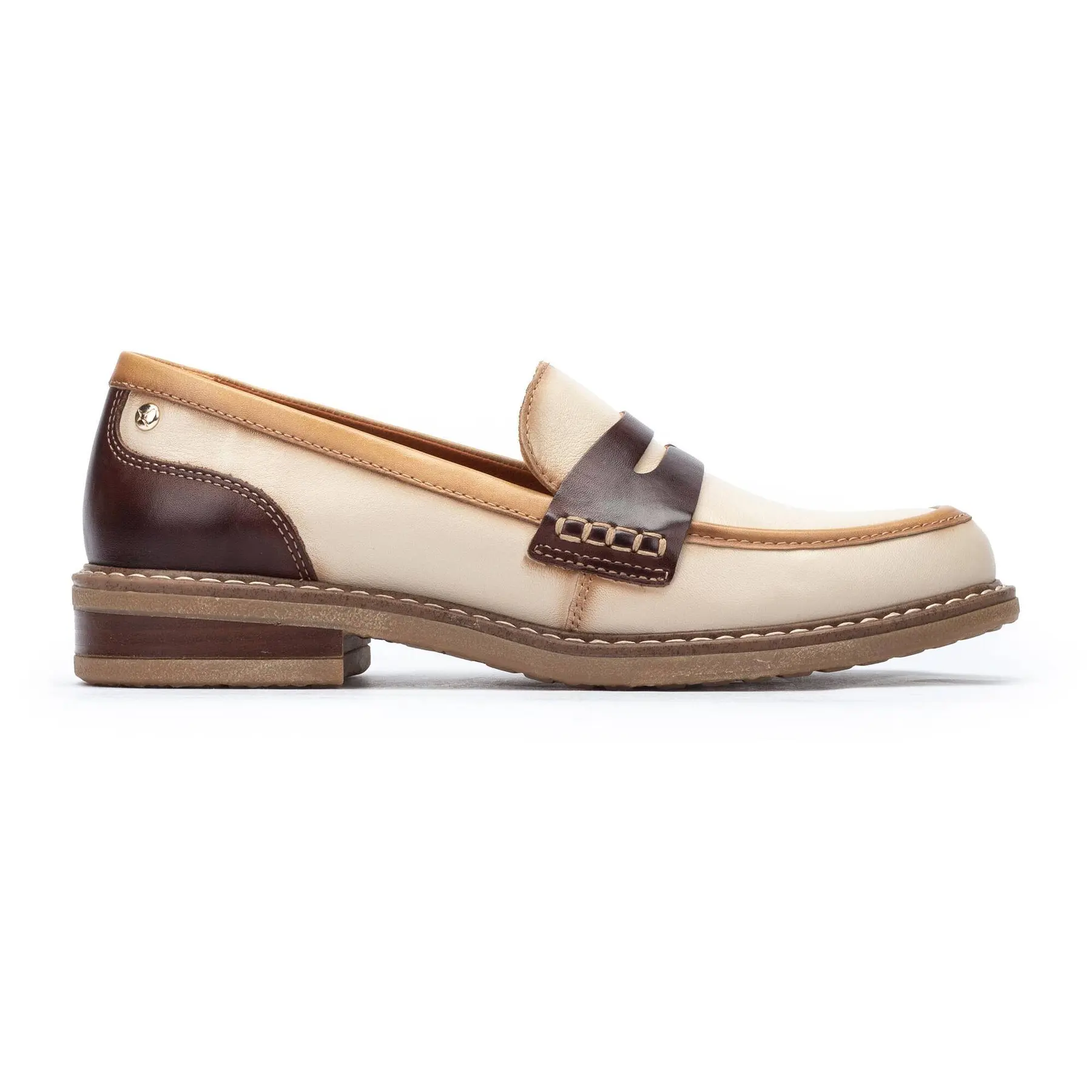 Pikolinos Women's Beige Moccasins Aldaya