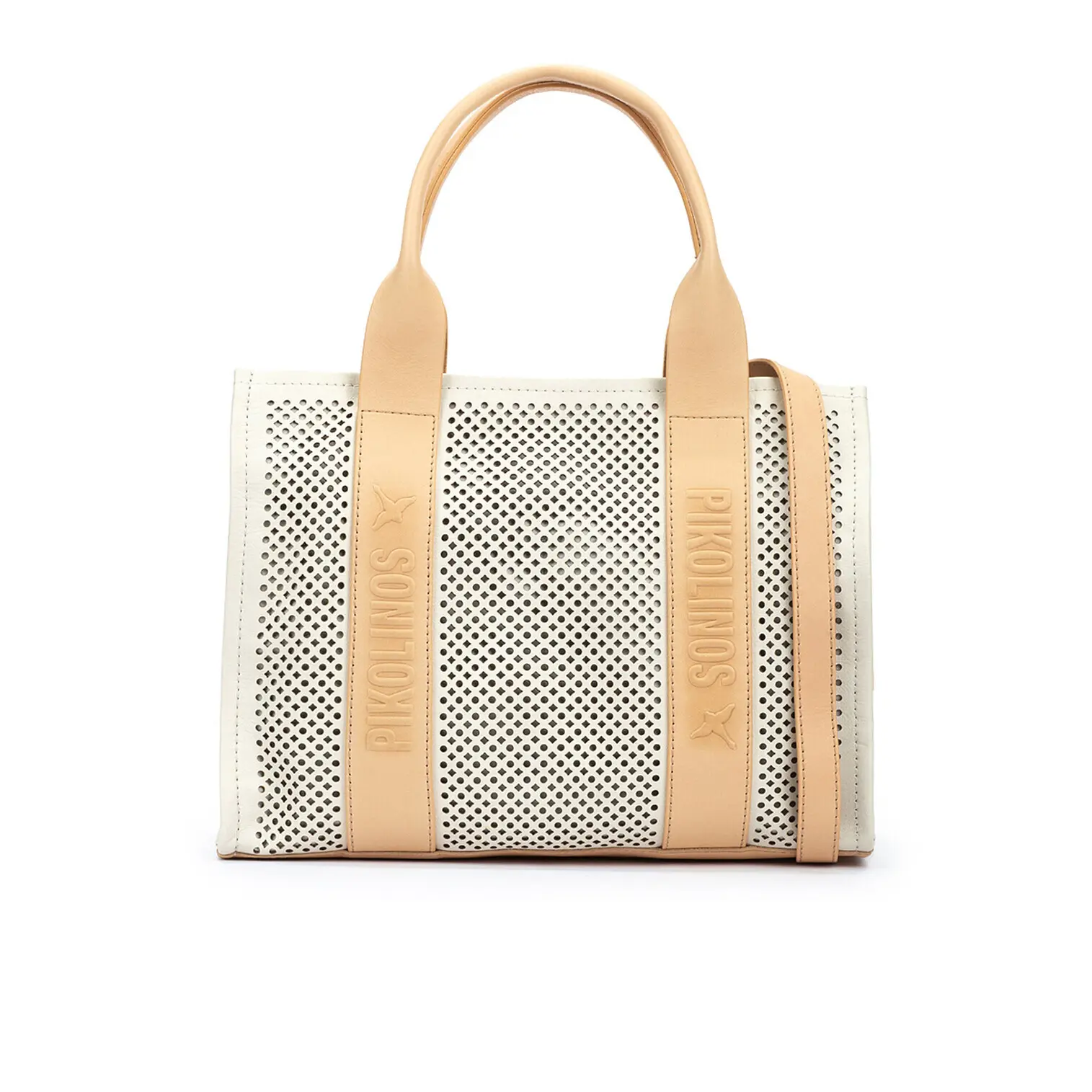 Pikolinos Women's White Tote Bag Alcudia