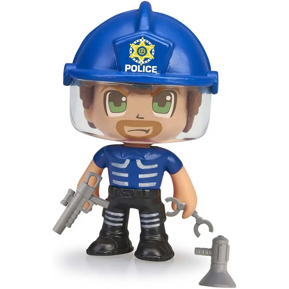 Figurine und Quad Polizist Pinypon