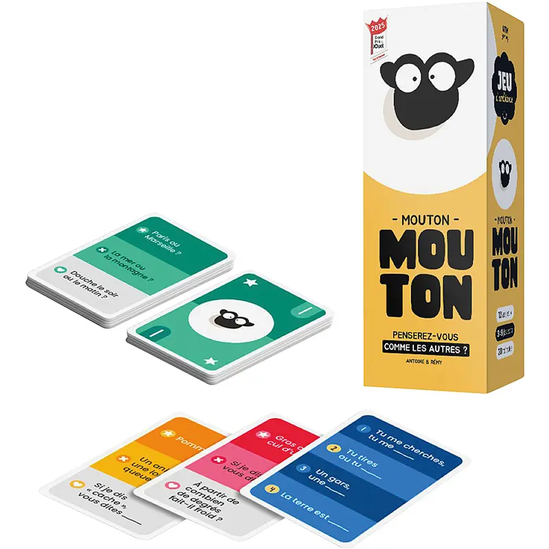 Pixiegames Unisex Multicolore Jeux De Karten Mouton Mouton - Image 1