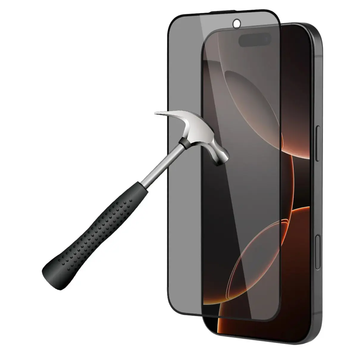 Pellicola di protezione in vetro temperato - antipolvere, senza bolle e ad alta resistenza Platyne Iphone 16Pro max