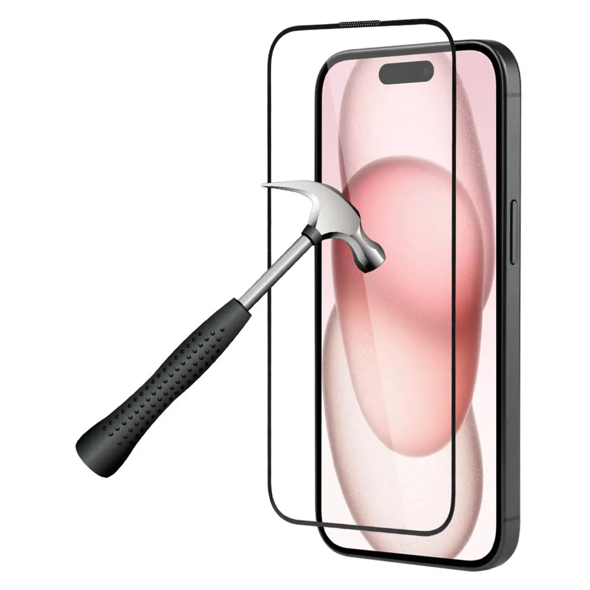 Pellicola di protezione in vetro temperato - antipolvere, senza bolle e ad alta resistenza Platyne Iphone 15