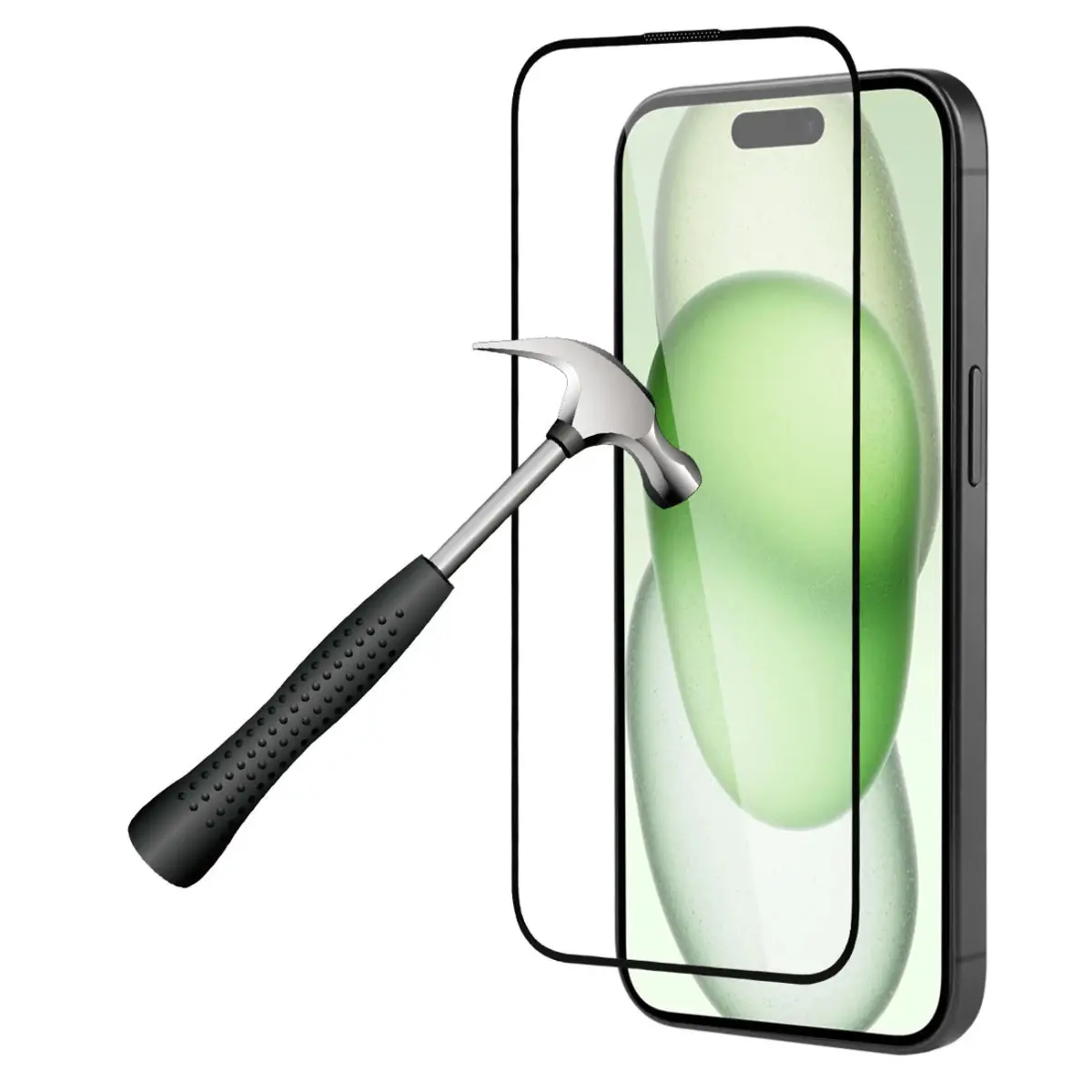 Pellicola di protezione in vetro temperato - antipolvere, senza bolle e ad alta resistenza Platyne Iphone 15 Plus