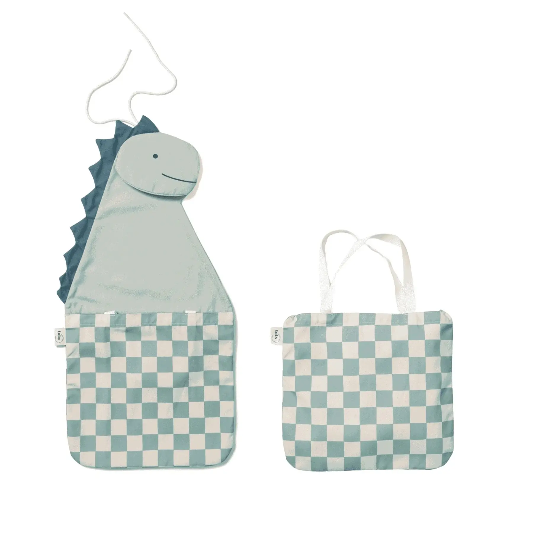 Sac cabas et organiseur mural Play&Go Toto - Dino Sac cabas et organiseur mural Play&Go Toto - Dino