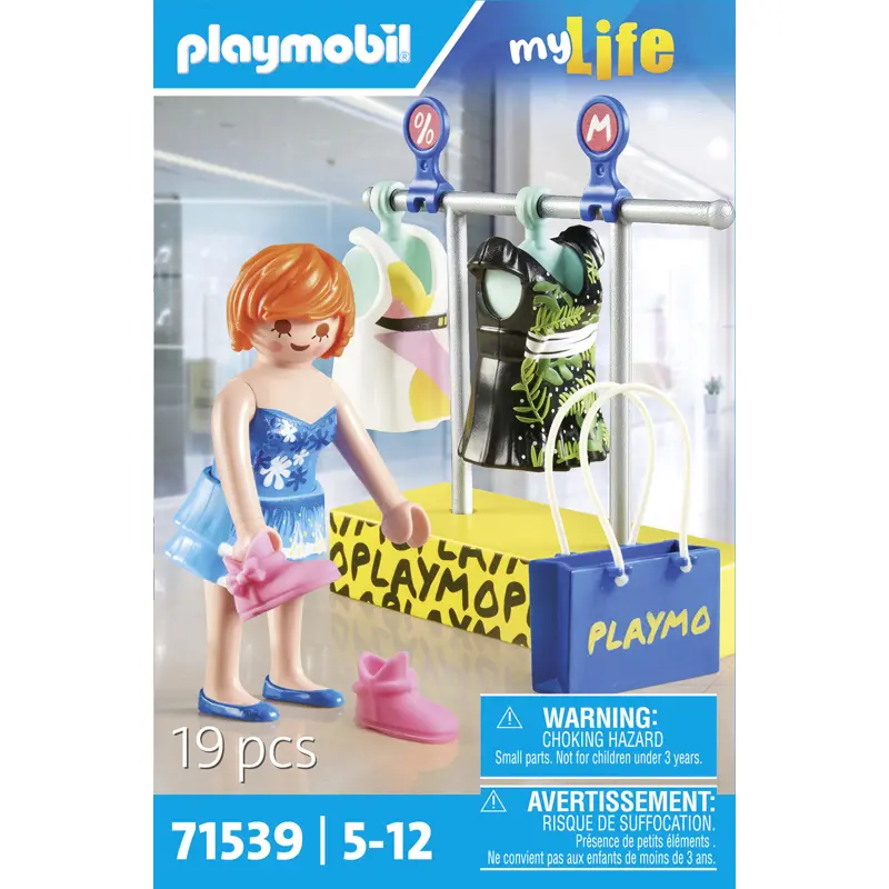Poupée shopping de vêtements Playmobil Poupée shopping de vêtements Playmobil