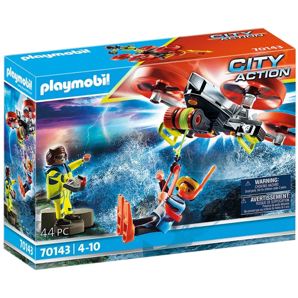 Drohne zur Seerettung Playmobil City Rescue