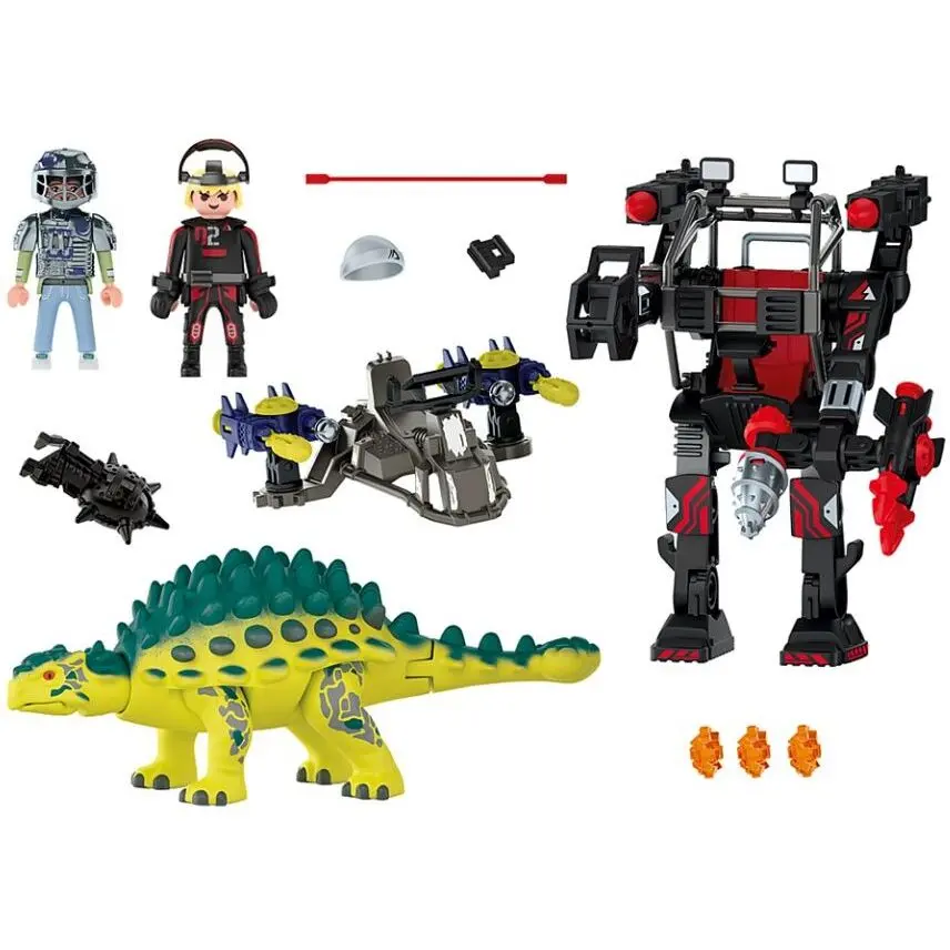 Baukästen Playmobil 70626 - Dino Rise : Saichania et le Robot soldat