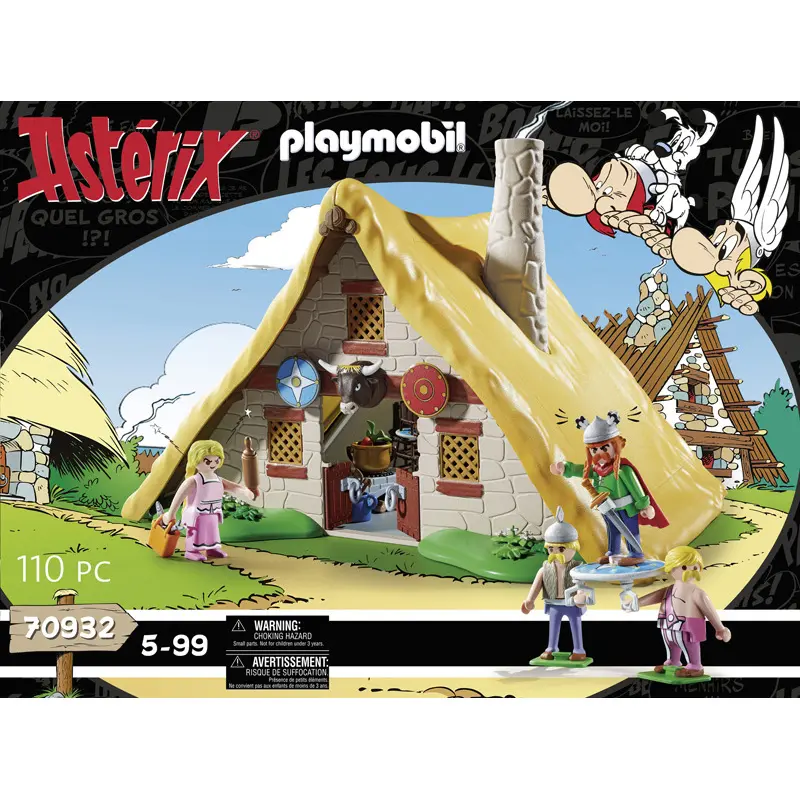 Jeux De Construction Hutte Playmobil Abraracourcix-image