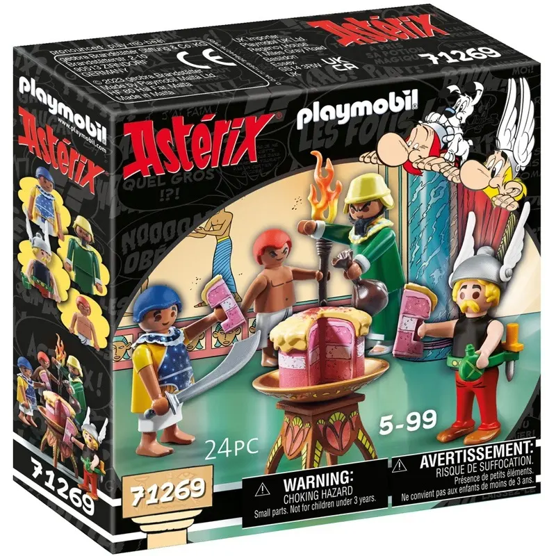 Figurine amonbofis gateau empoi asterix Playmobil