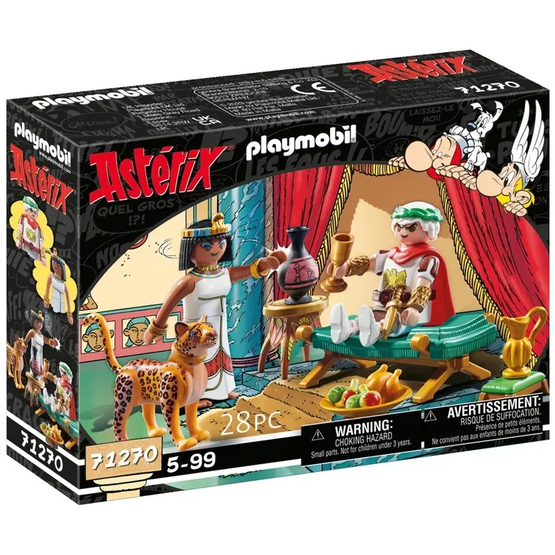 Figurine césar et cléopâtre Playmobil Astérix