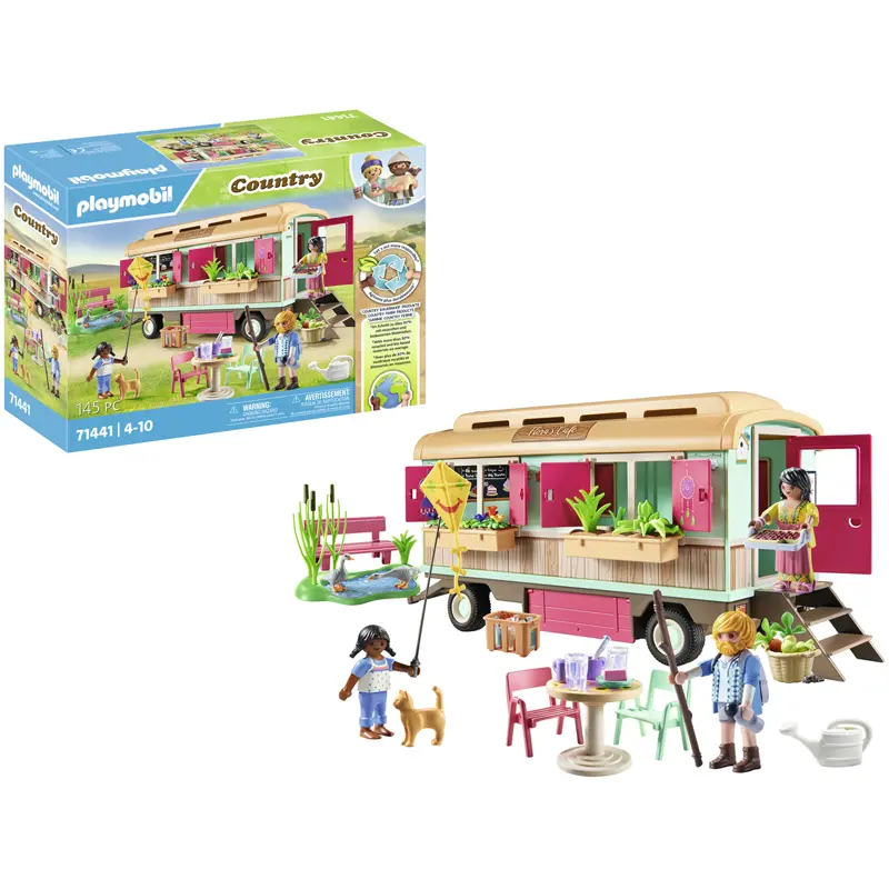 Simulation Spiel Wohnwagen Café Boutique Playmobil