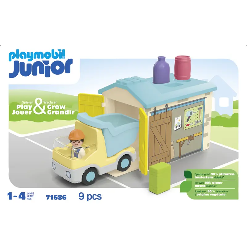 Arbeiter- und Lkw- sowie Garagensimulationsspiele Playmobil