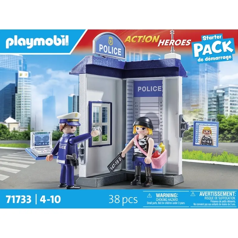Jeux de simulation salle interrogatoire de police Playmobil Jeux de simulation salle interrogatoire de police Playmobil