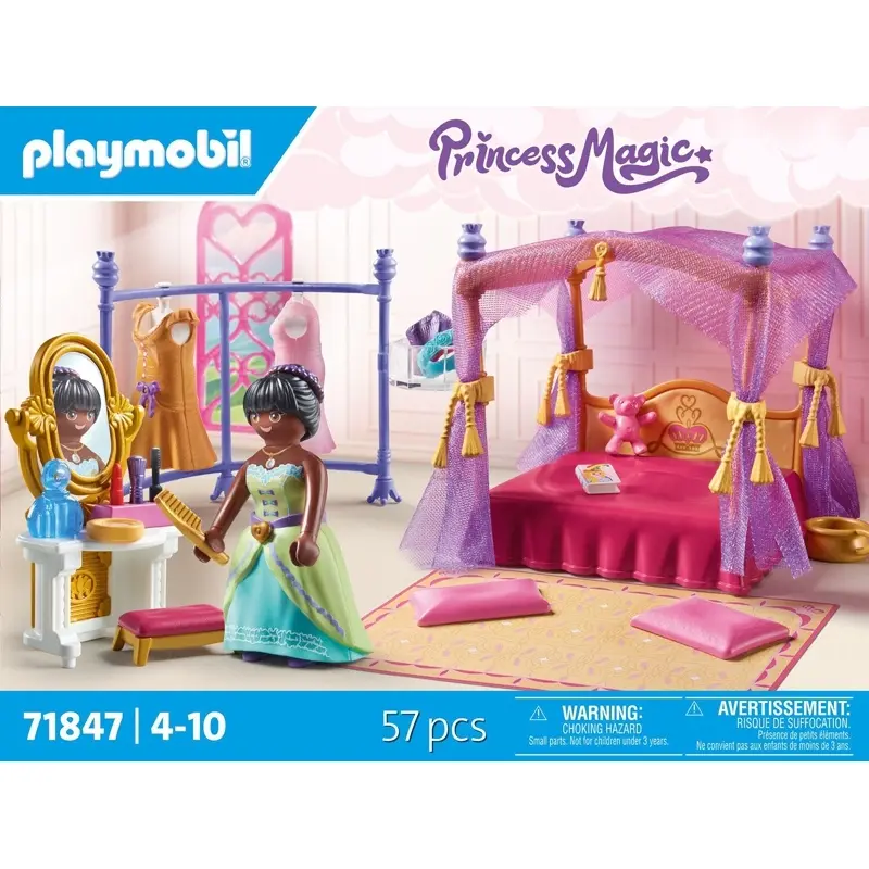 Baukästen Prinzessinnenzimmer + Baldachinbett Playmobil