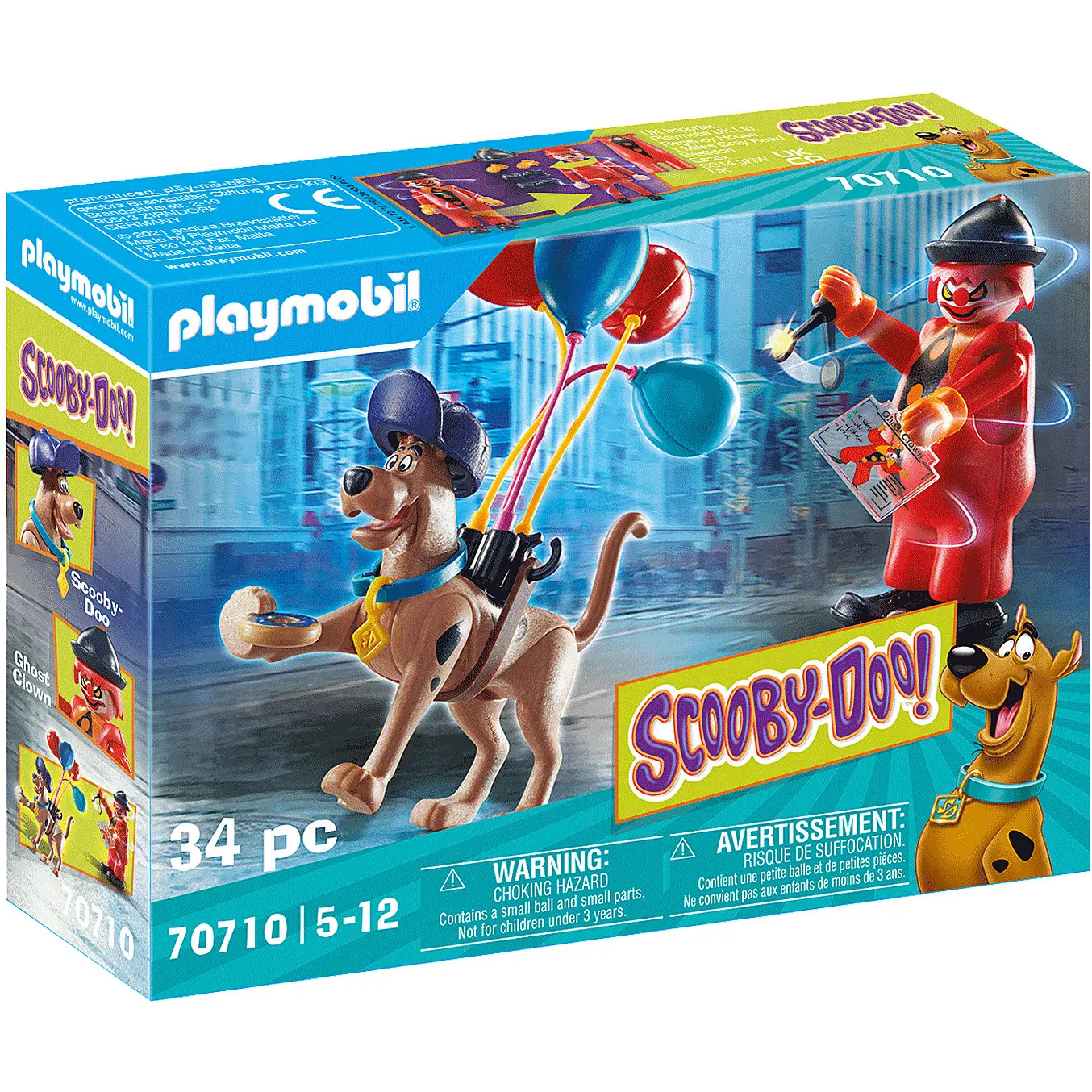 Konstruktionsspiele - scooby-doo mit Clownsgeist Playmobil 70710