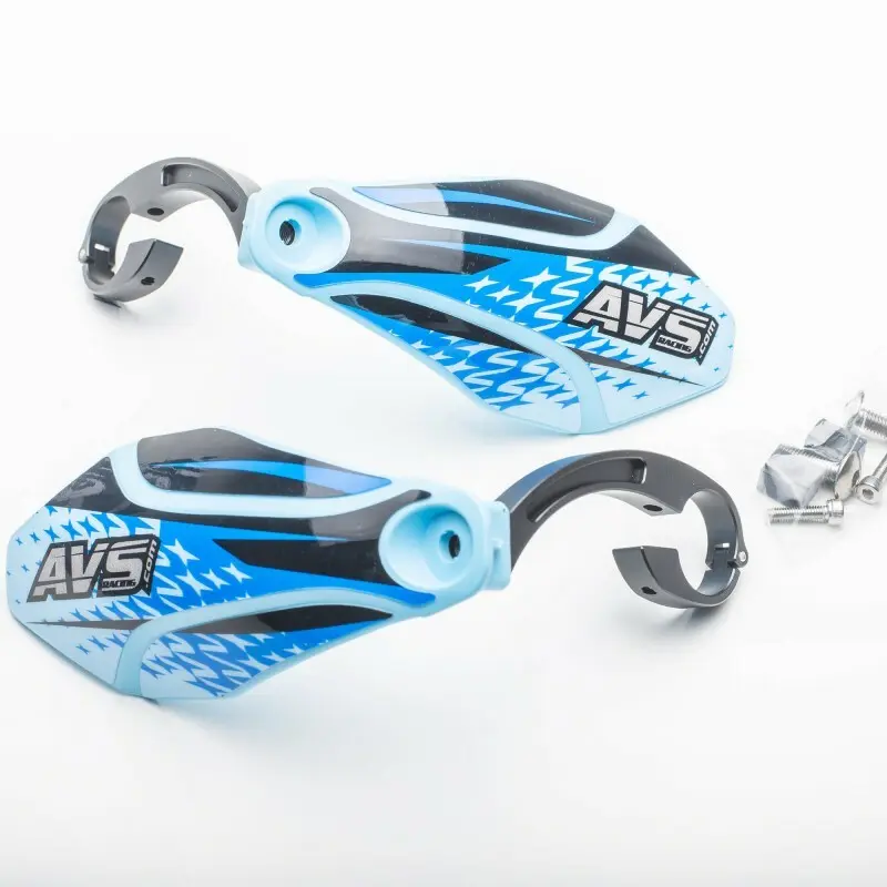 Kit déco protège-mains patte alu avec charnière AVS