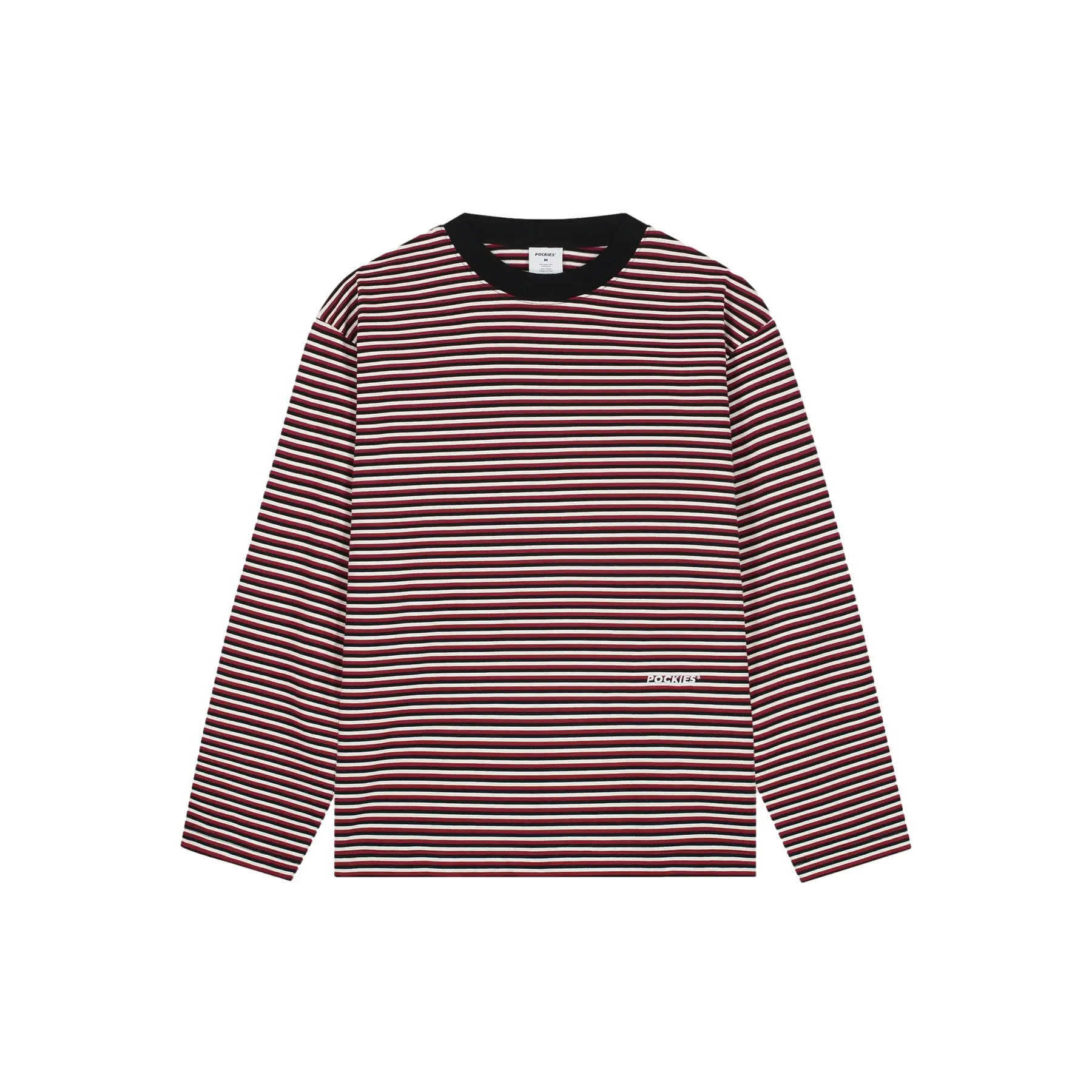 T-shirt a maniche lunghe a righe Pockies