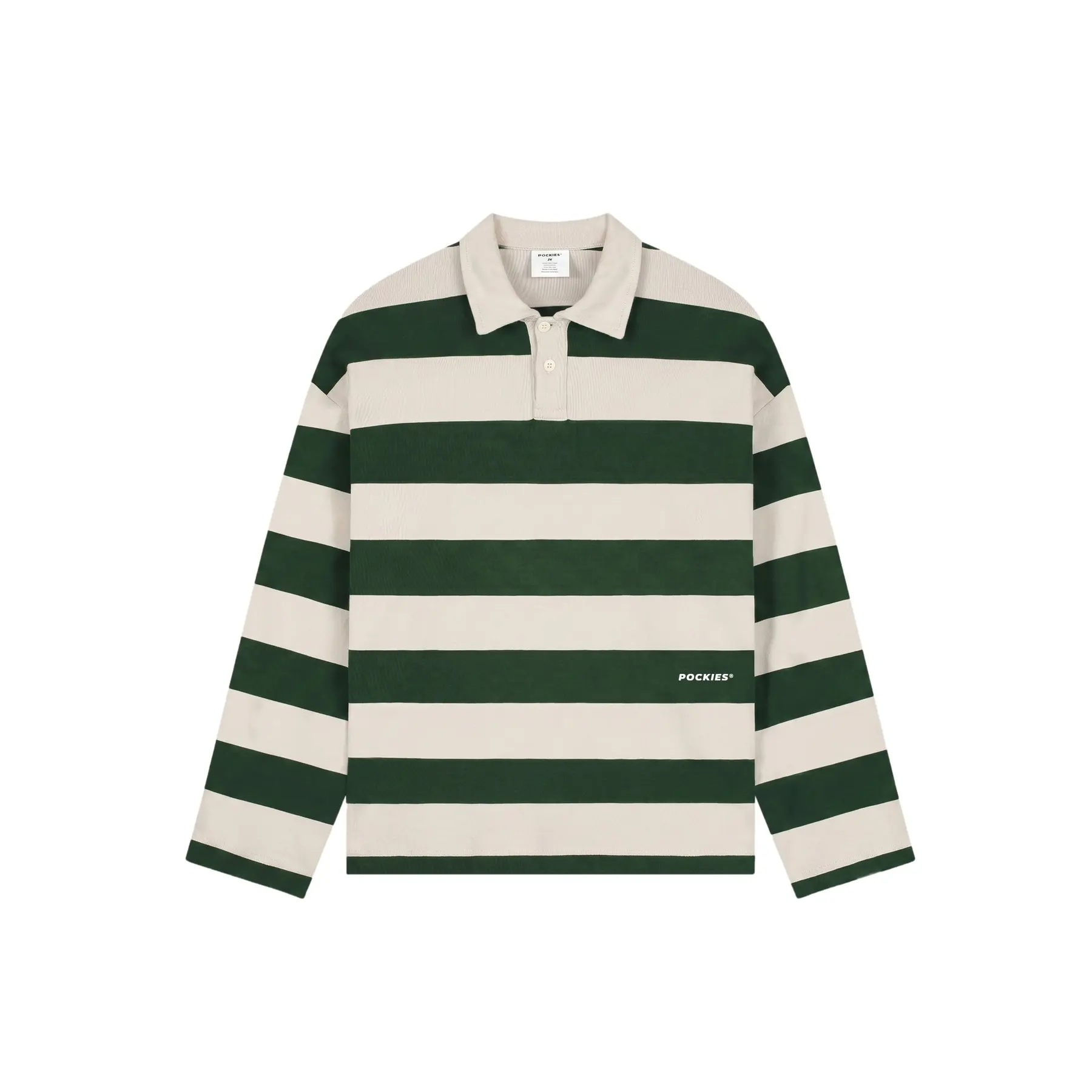 Polo a maniche lunghe a righe Pockies