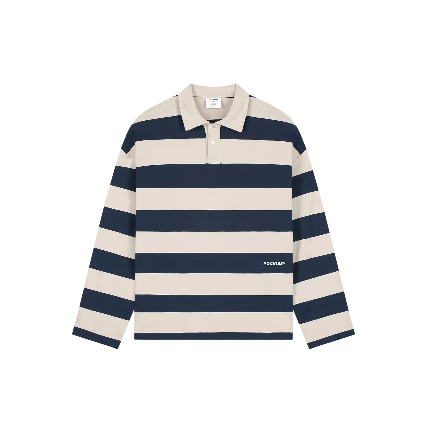 Polo a maniche lunghe a righe Pockies