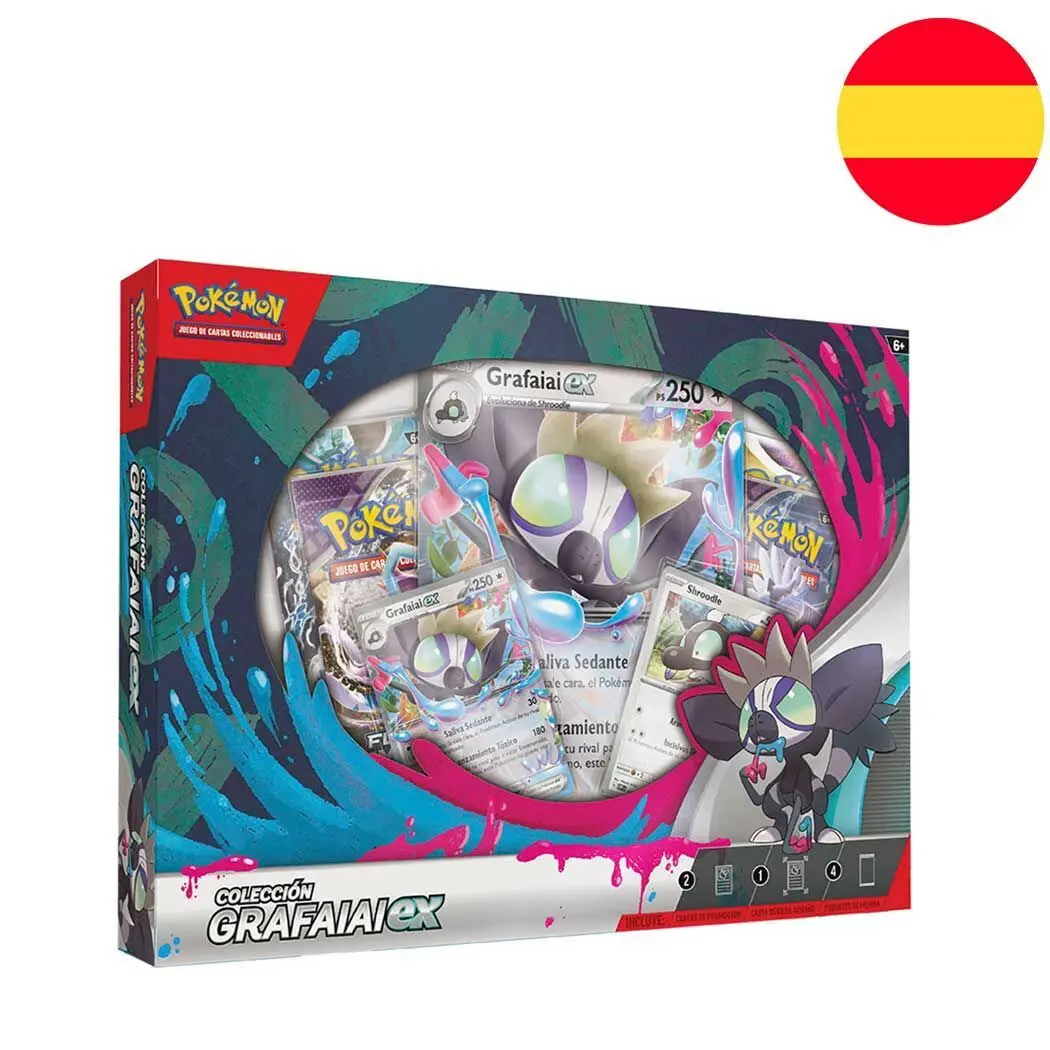 Spielzeugkiste Karten Pokemon Trading Card Spanish Grafaiai EX
