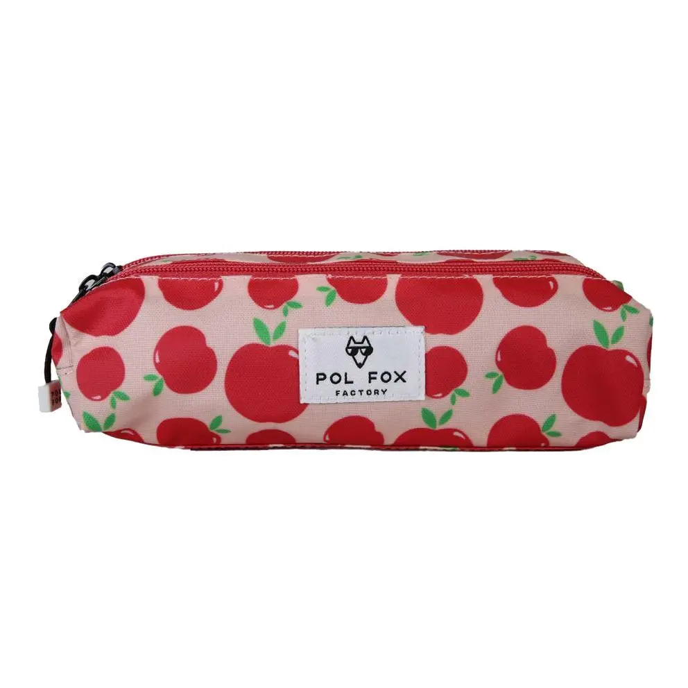 Trousse double fille Pol Fox Pompom Trousse double fille Pol Fox Pompom