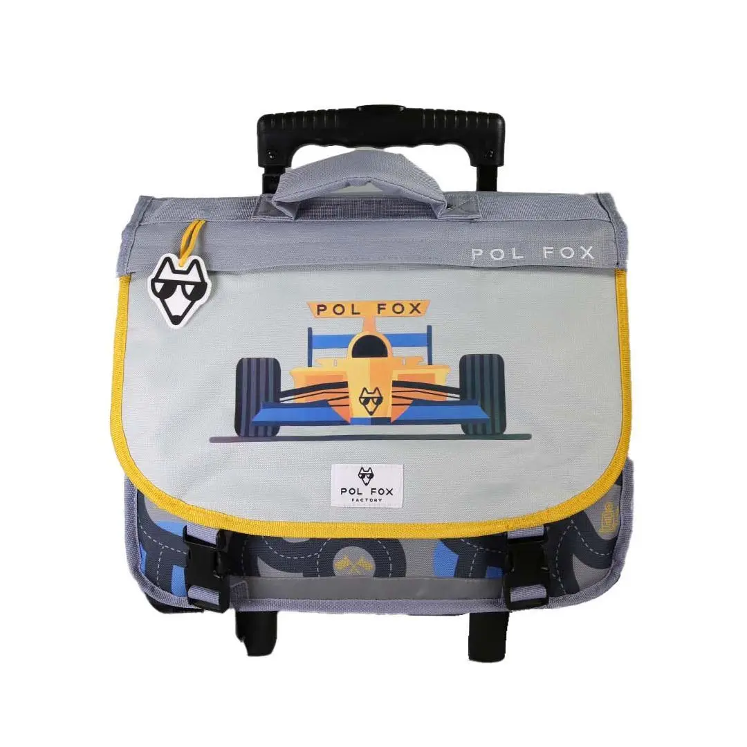 Cartable à roulettes enfant Pol Fox Happy Race Cartable à roulettes enfant Pol Fox Happy Race