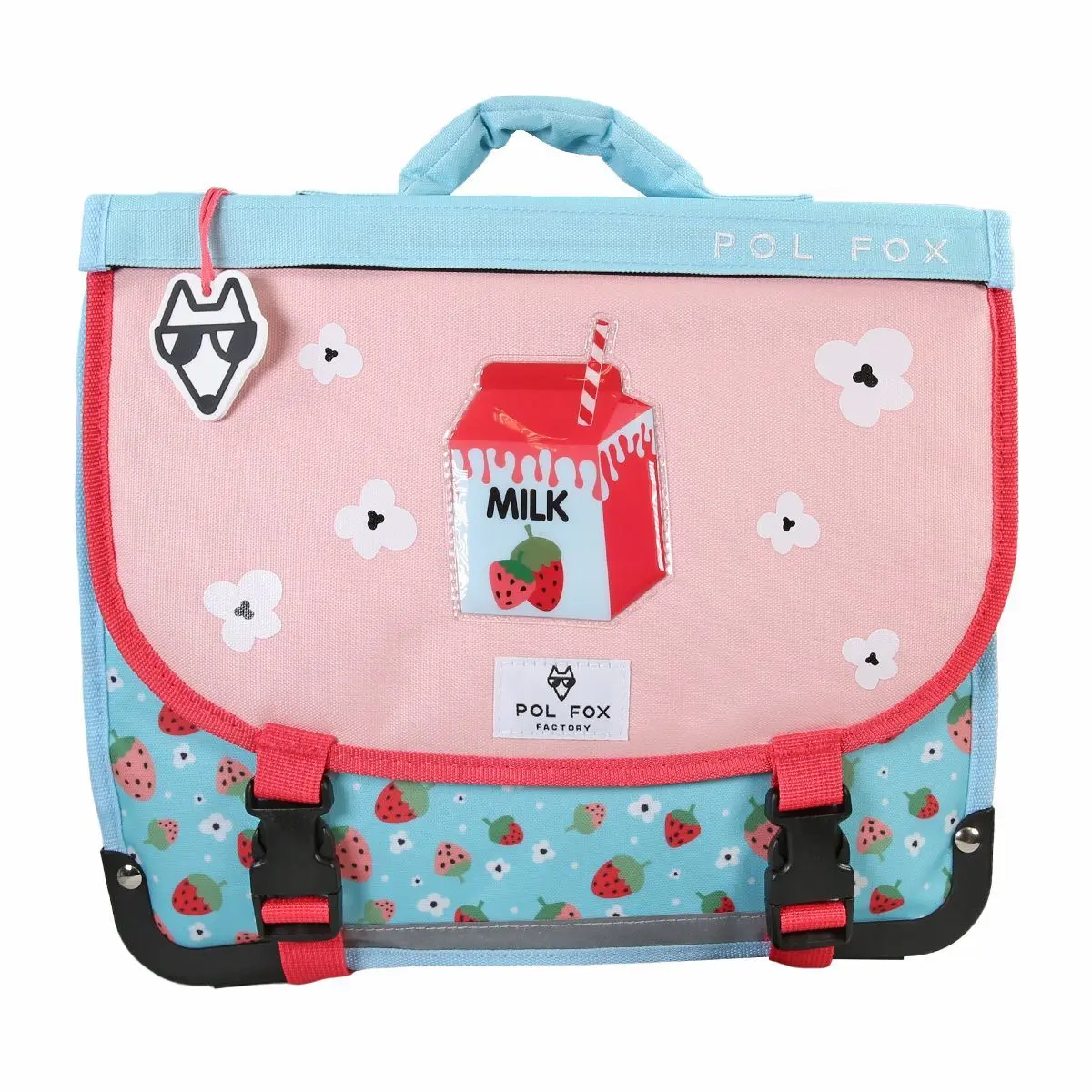 Cartable enfant Pol Fox Strawberry Cartable enfant Pol Fox Strawberry