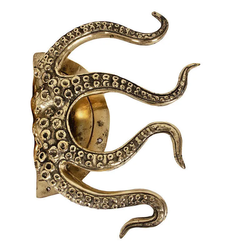 Statuette Pole To Pole Door Handle Octopus