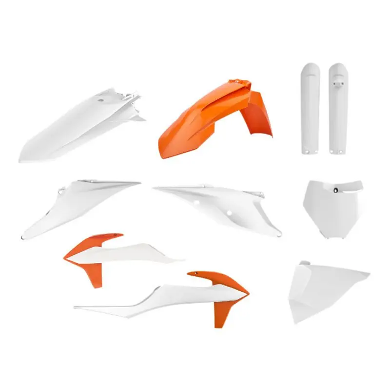 10er-Set Kunststoff-Karosserie-Karosserie Polisport Mx KTM 125, 250 Sx, 250, 450 Sx-f, 250 Xc, 250, 450 Xc-f 2019> KTM