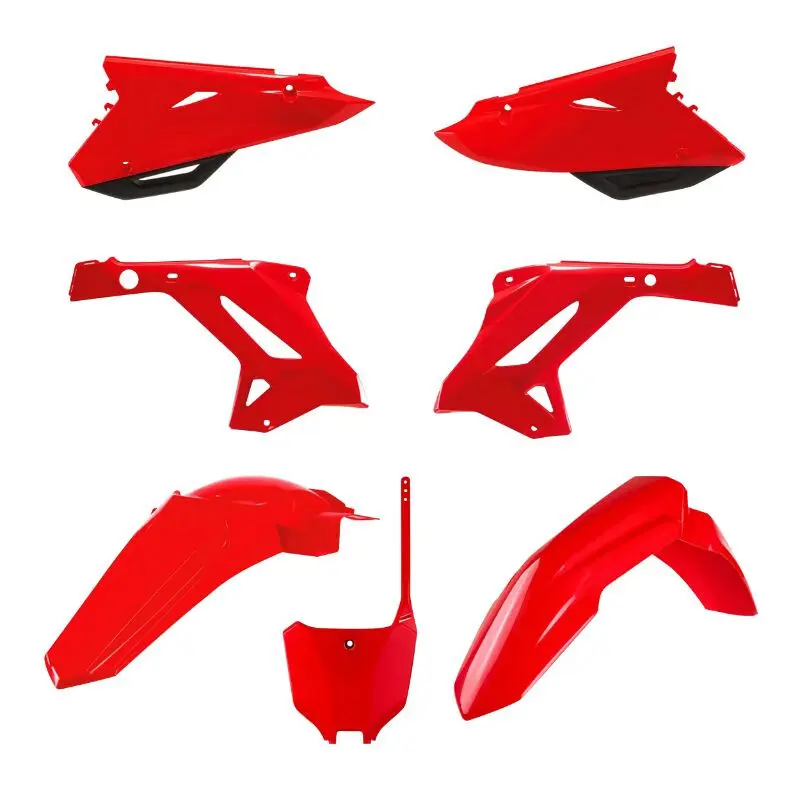 7er-Set Kunststoff-Karosserie-Karosserie Polisport Mx Restyling Honda 125, 250 Cr 2002>2007