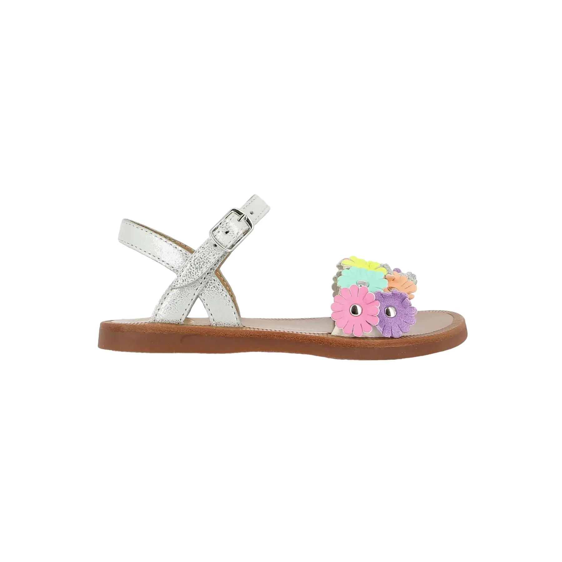 Sandali neonato ragazza Pom d'Api Plagette Multi Flo