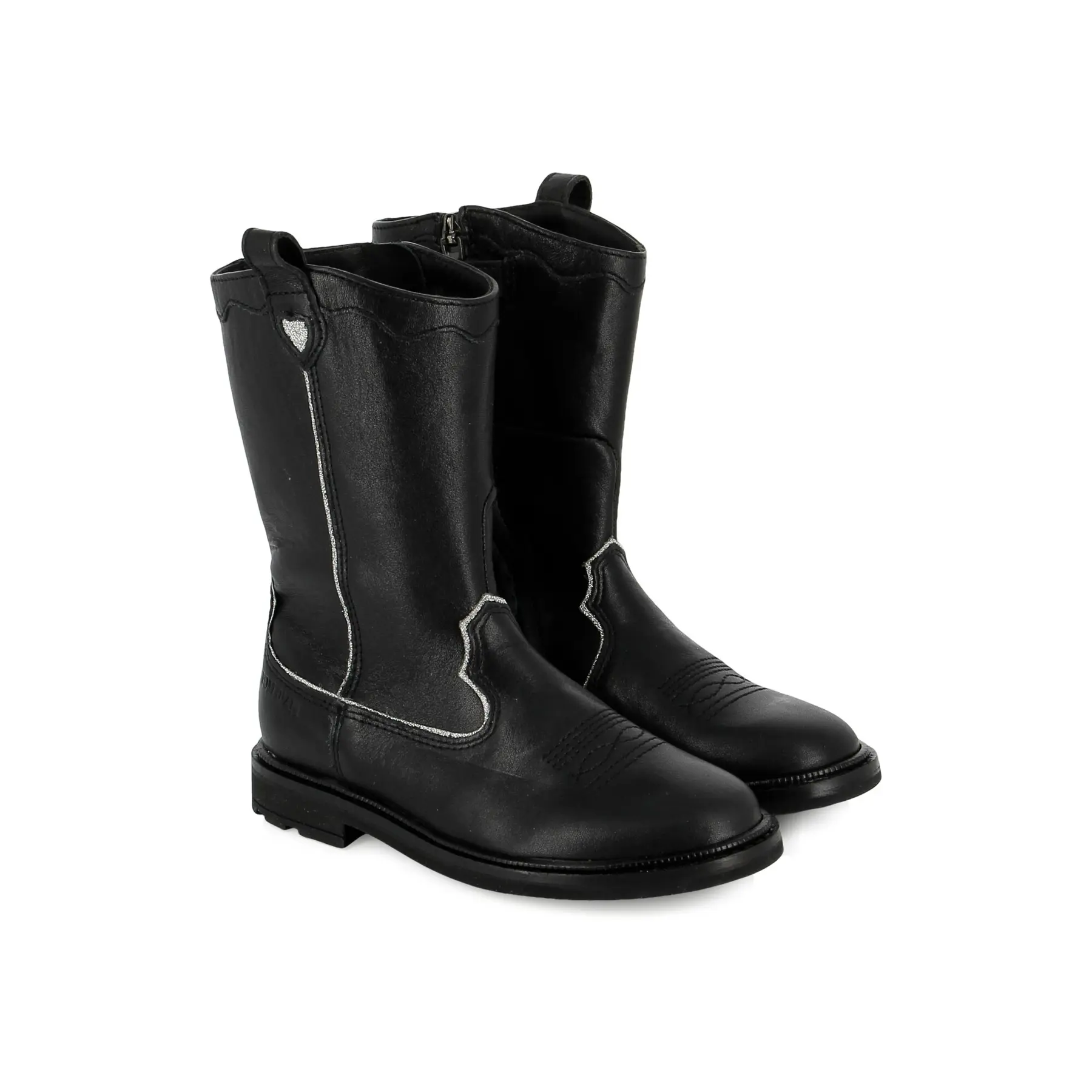Bottes en nappa bébé Pom d'Api Sister West